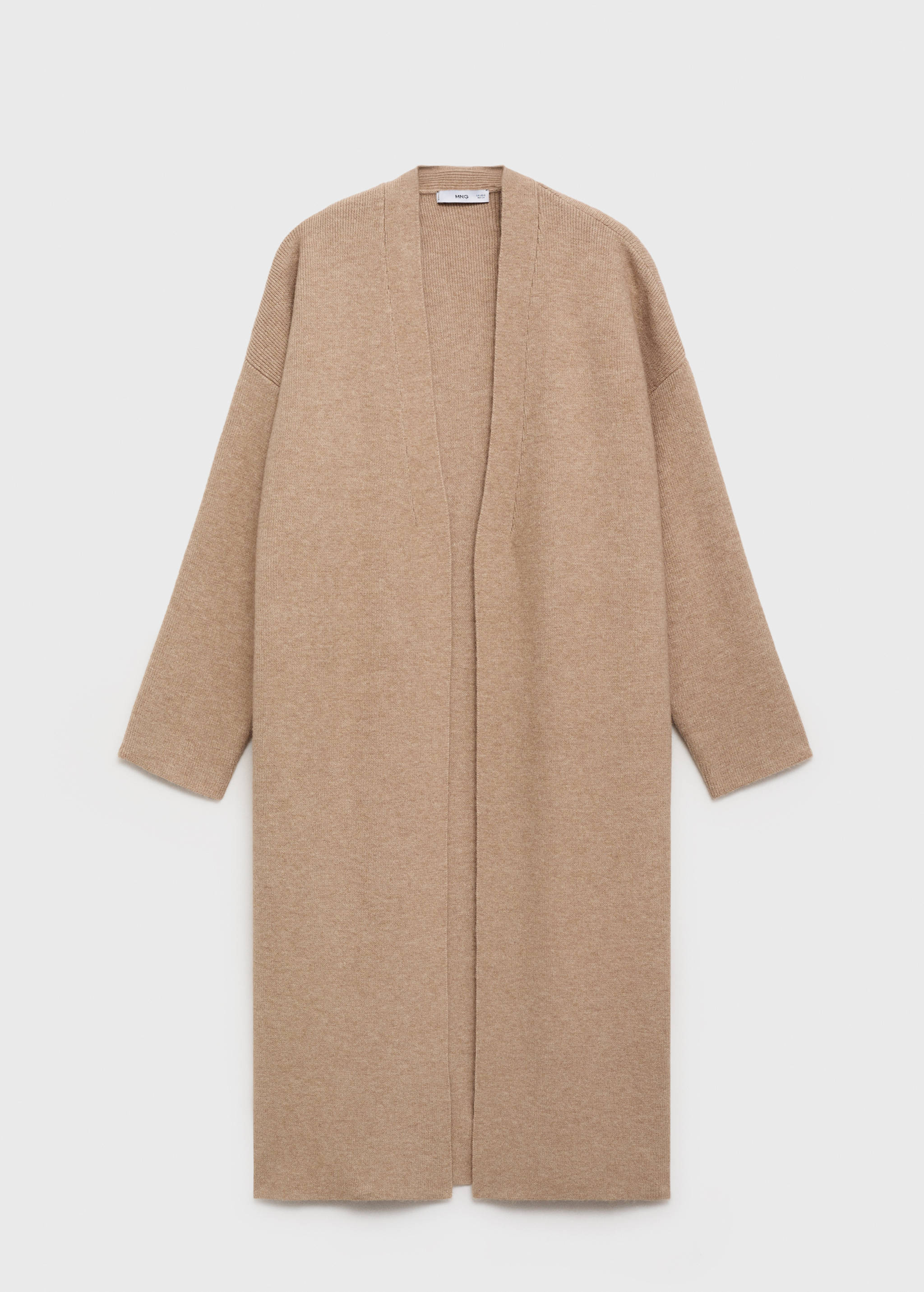 Long knitted coat - Article without model