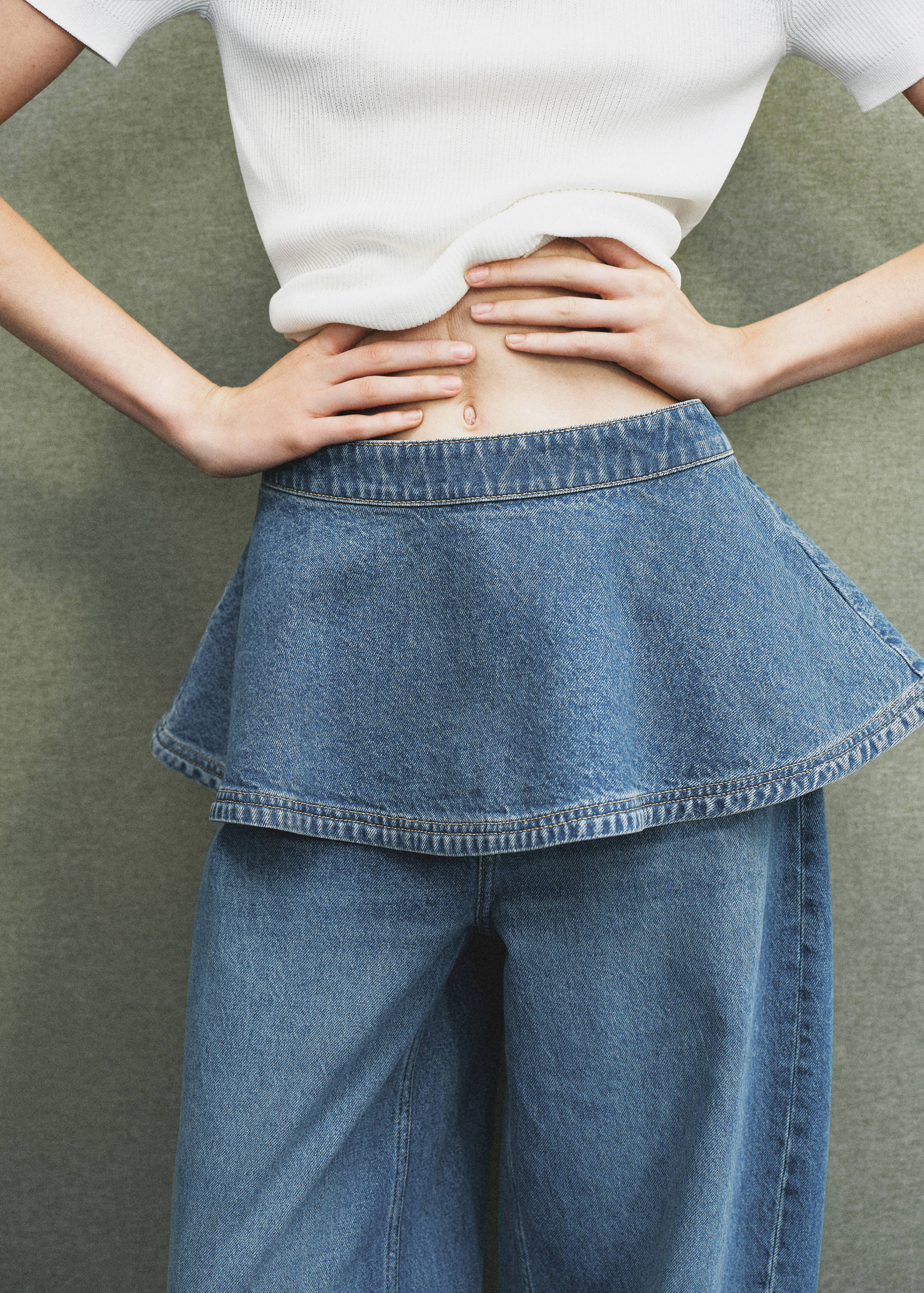 Denim-Microrock - Mittlere Ansicht
