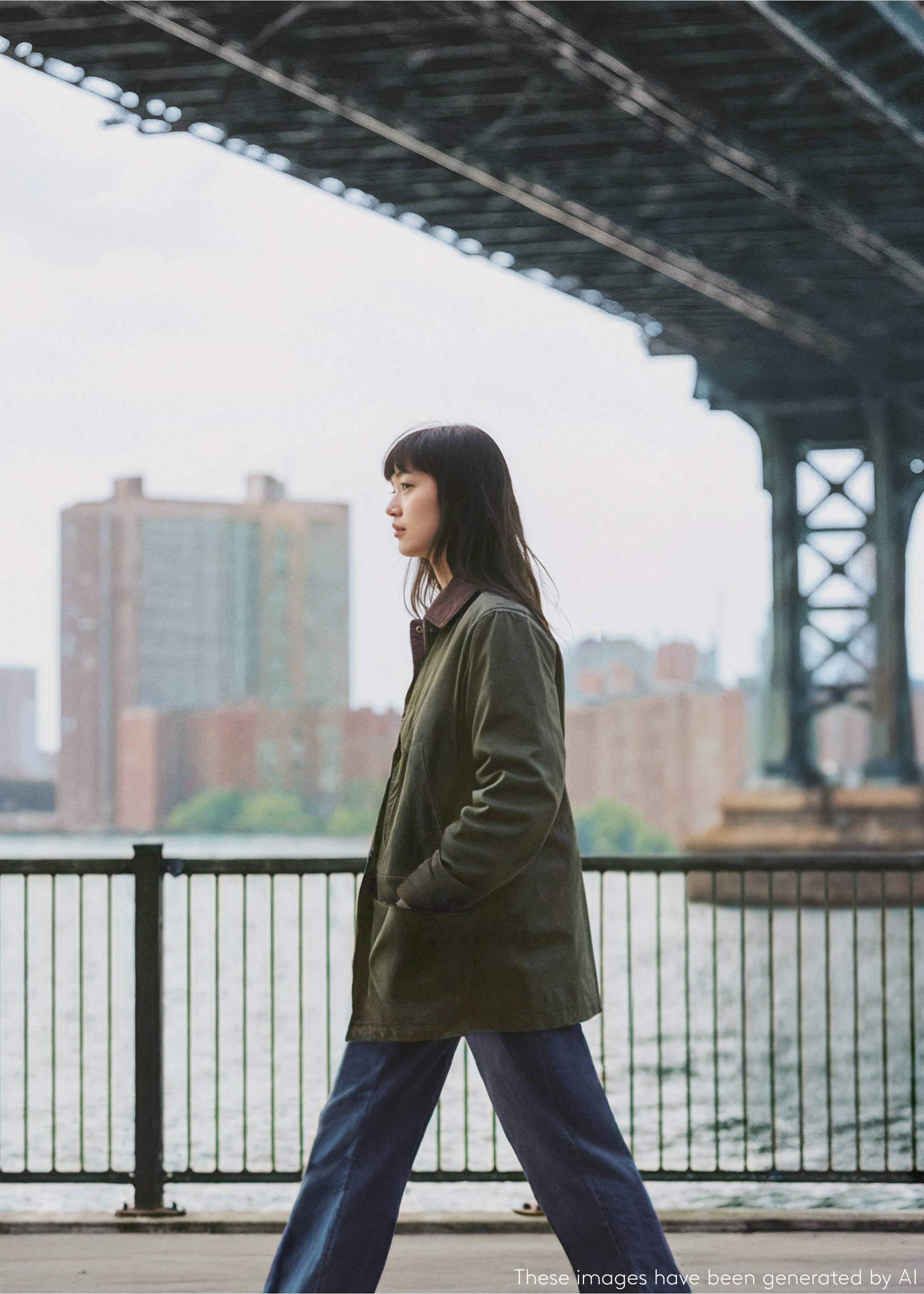 Waxed-effect parka - Details of the article 5, Green. Ref: 17055140-00.