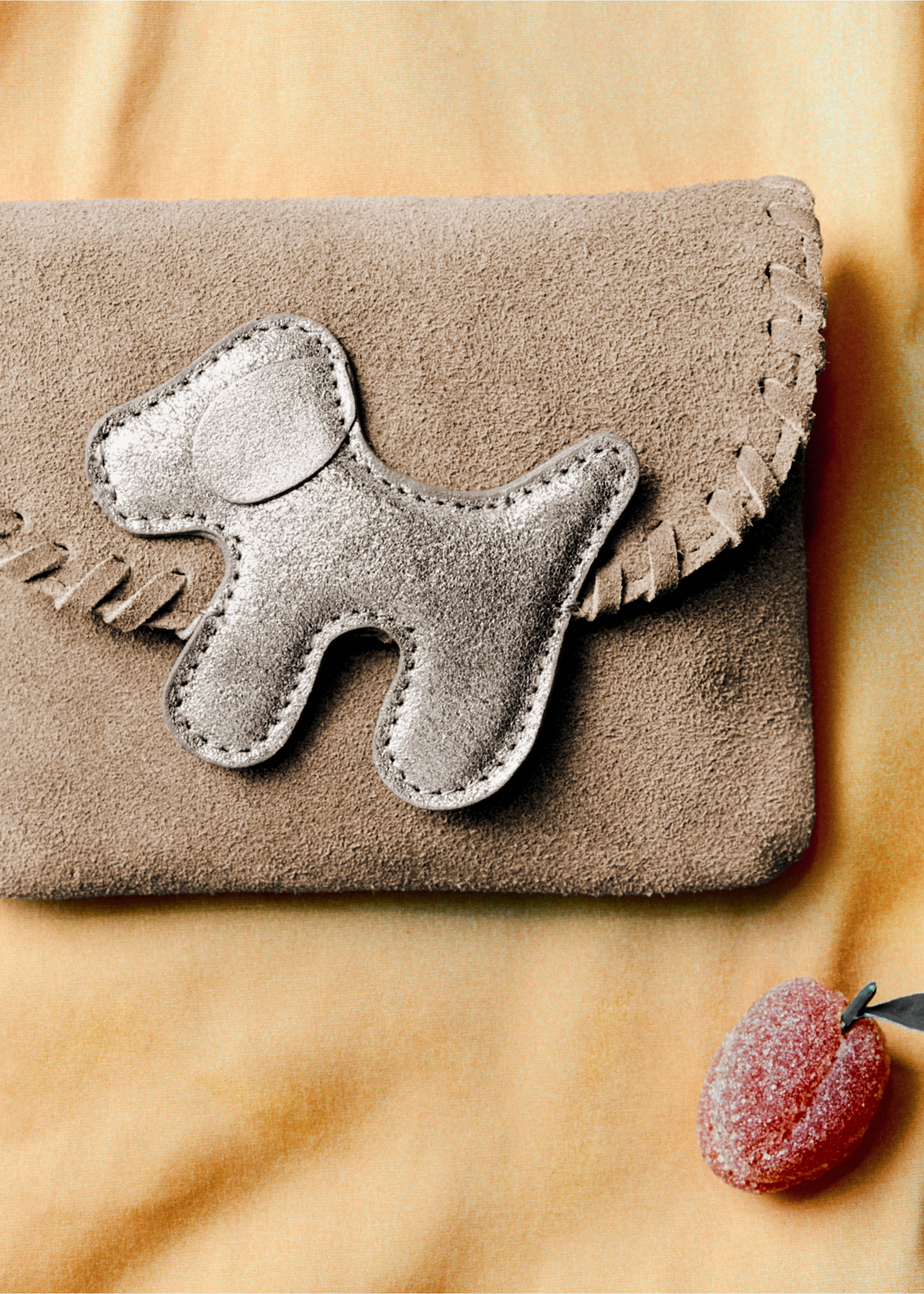 Leather dog bag - General plane, Sand. Ref: 17055144-00.