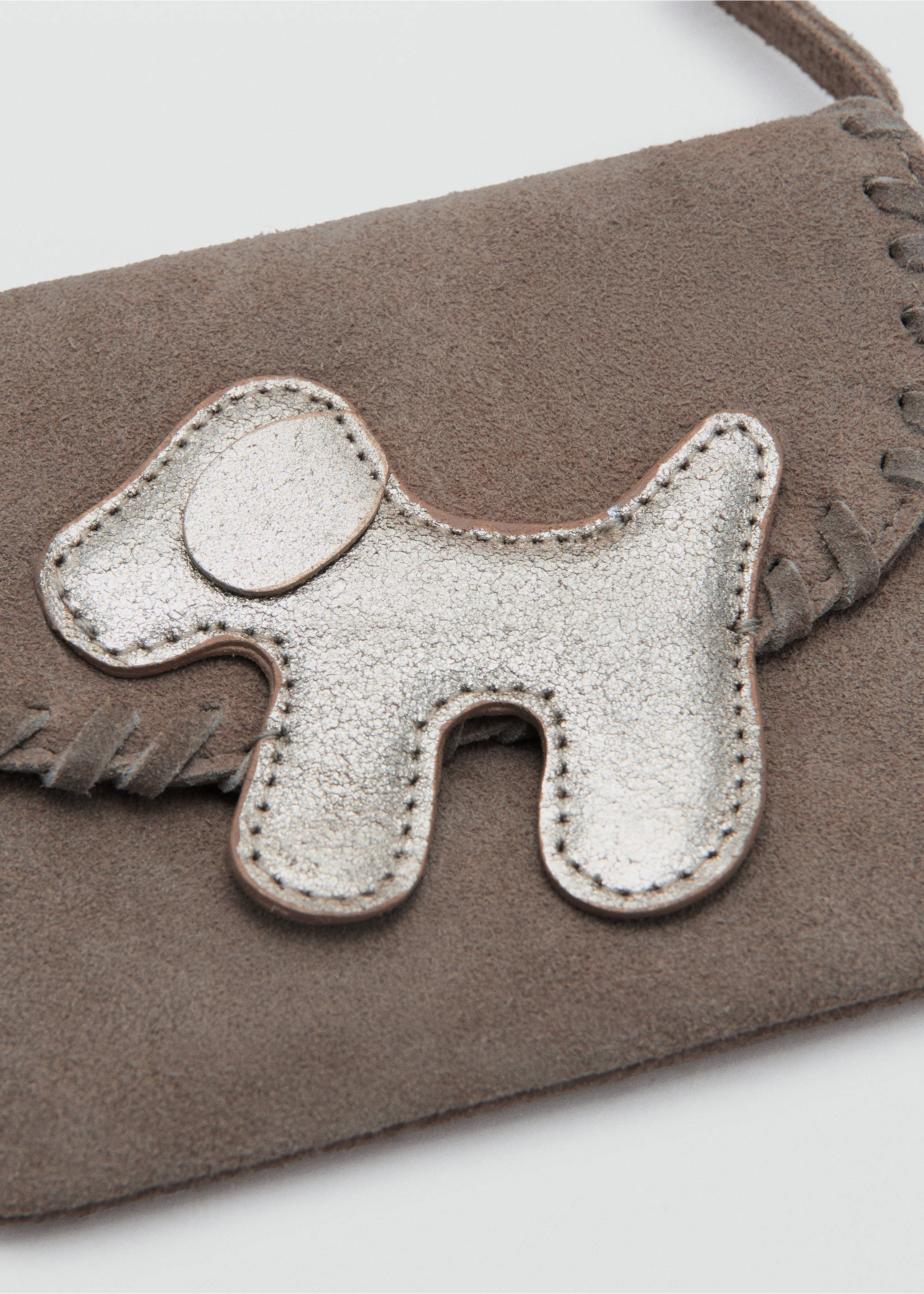 Leather dog bag - Details of the article 1, Sand. Ref: 17055144-00.