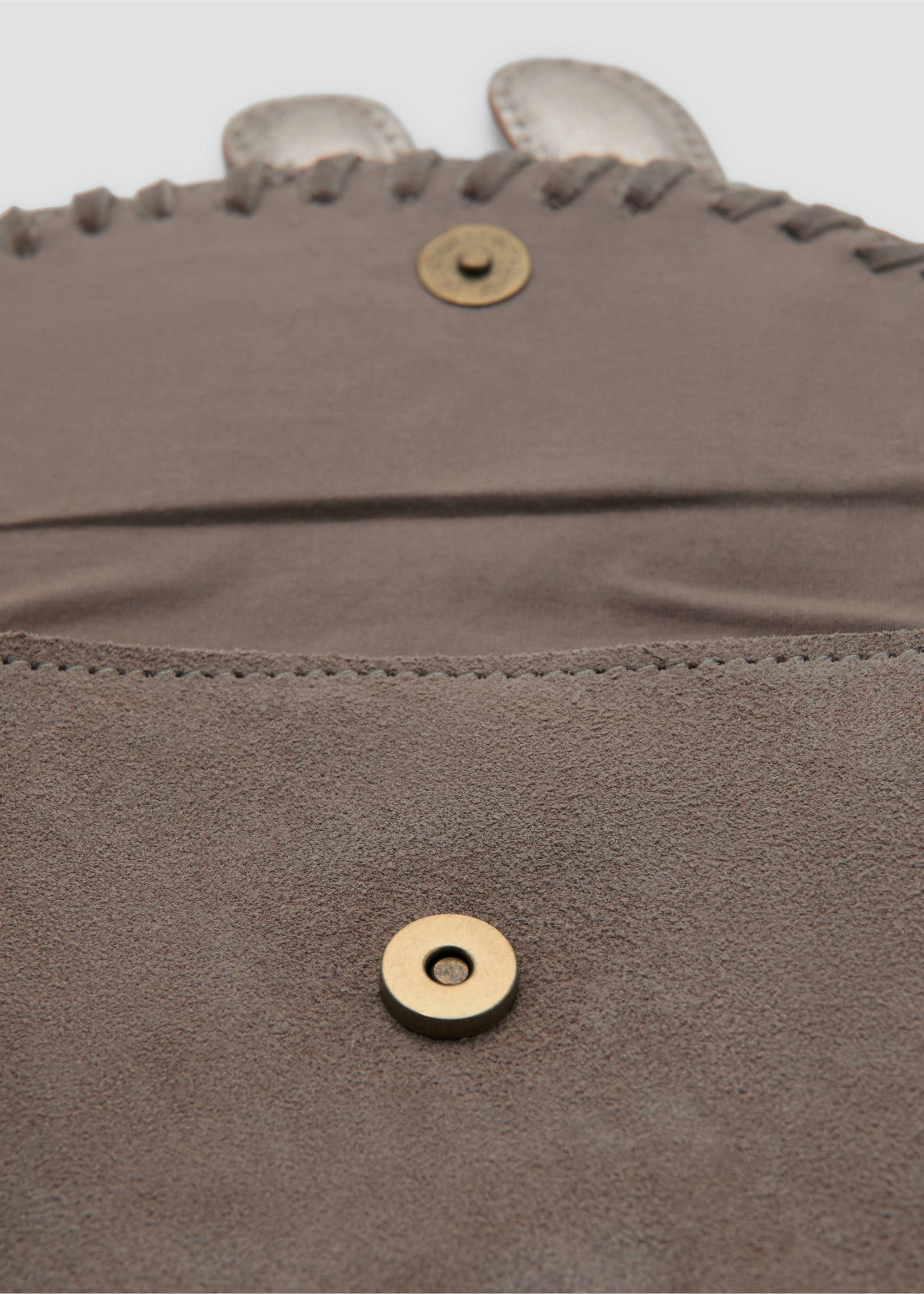 Leather dog bag - Details of the article 2, Sand. Ref: 17055144-00.