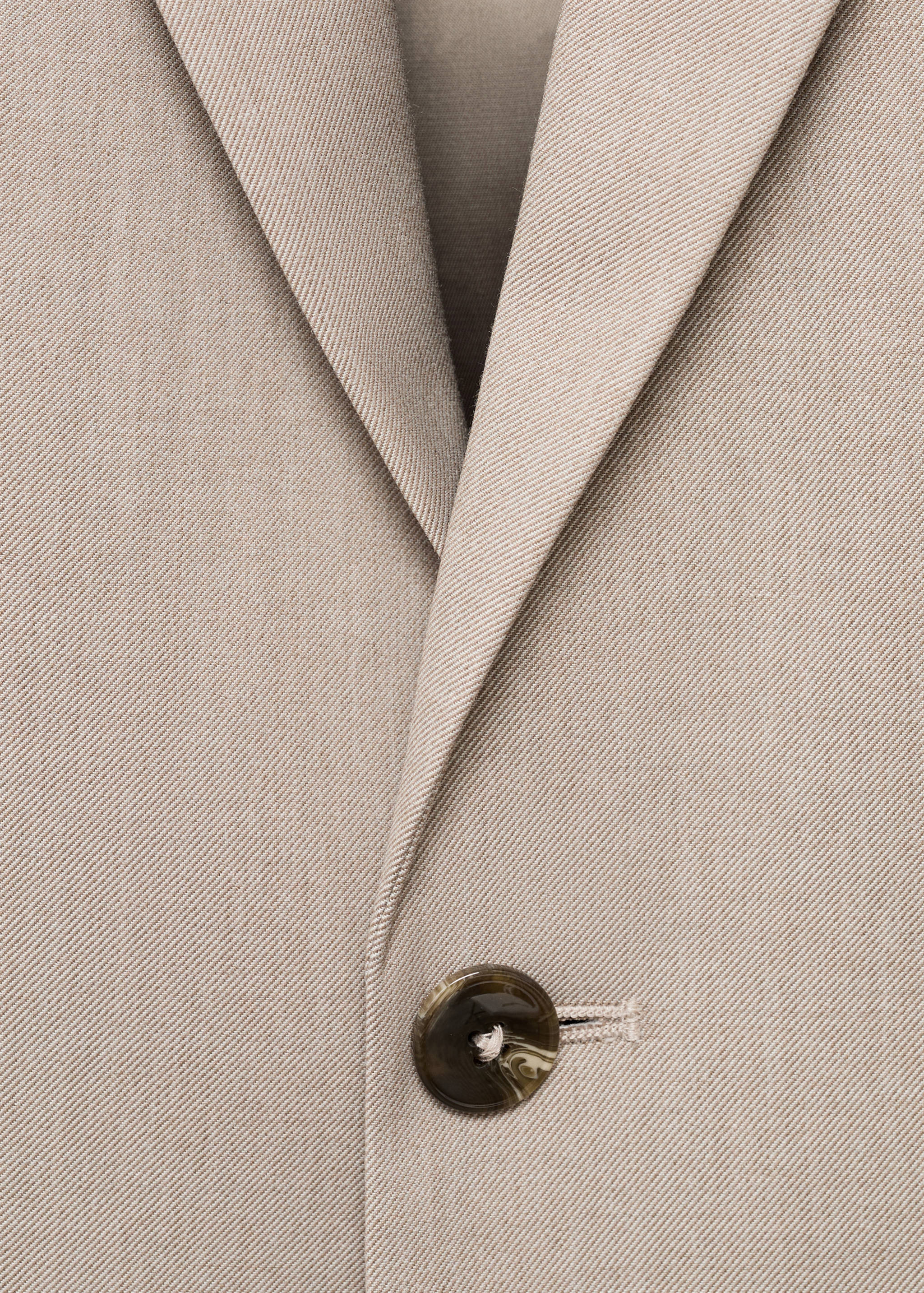Super slim-fit suit jacket in stretch fabric - Details of the article 0