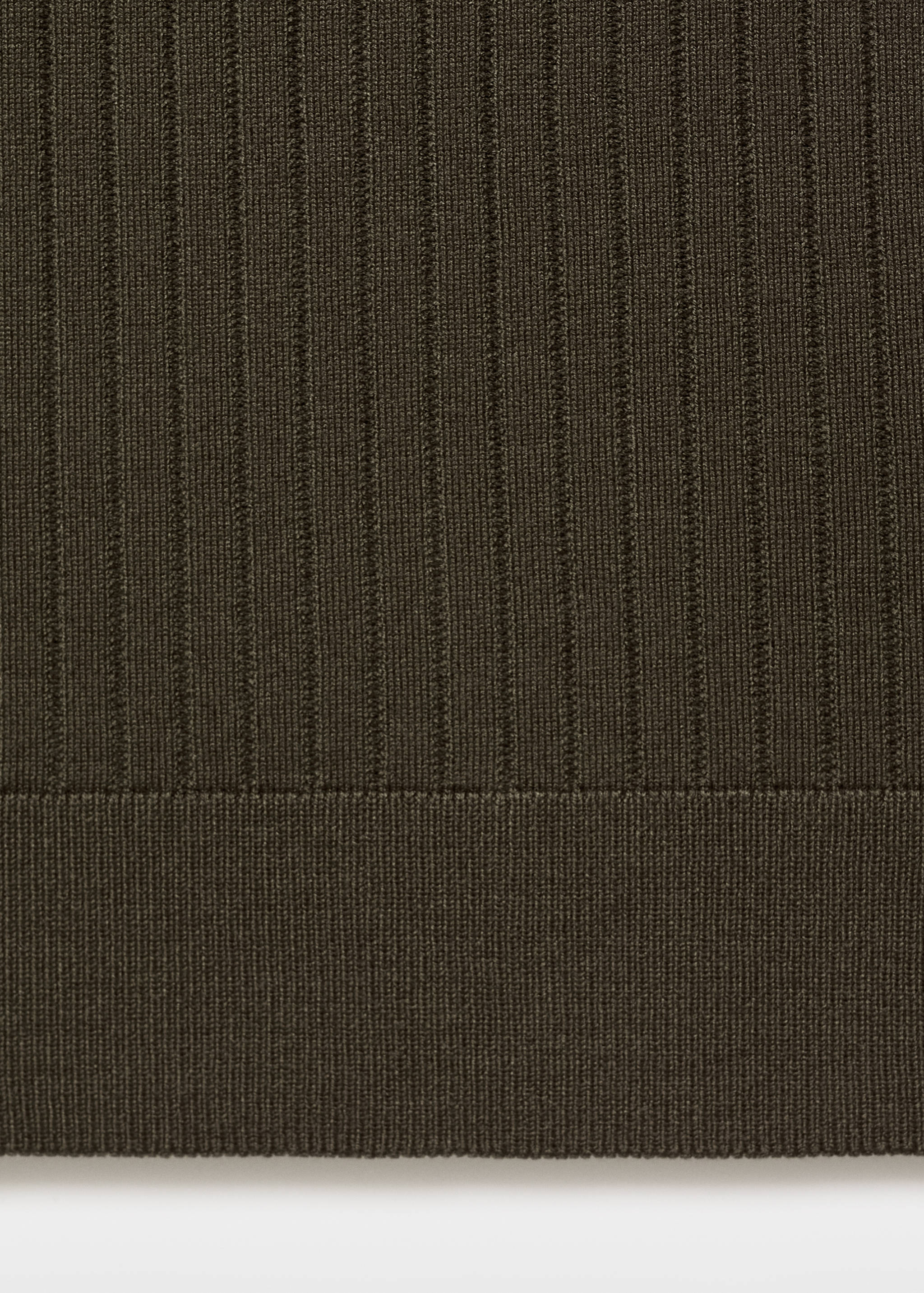 Ribbed knitted polo sweater - Details of the article 8