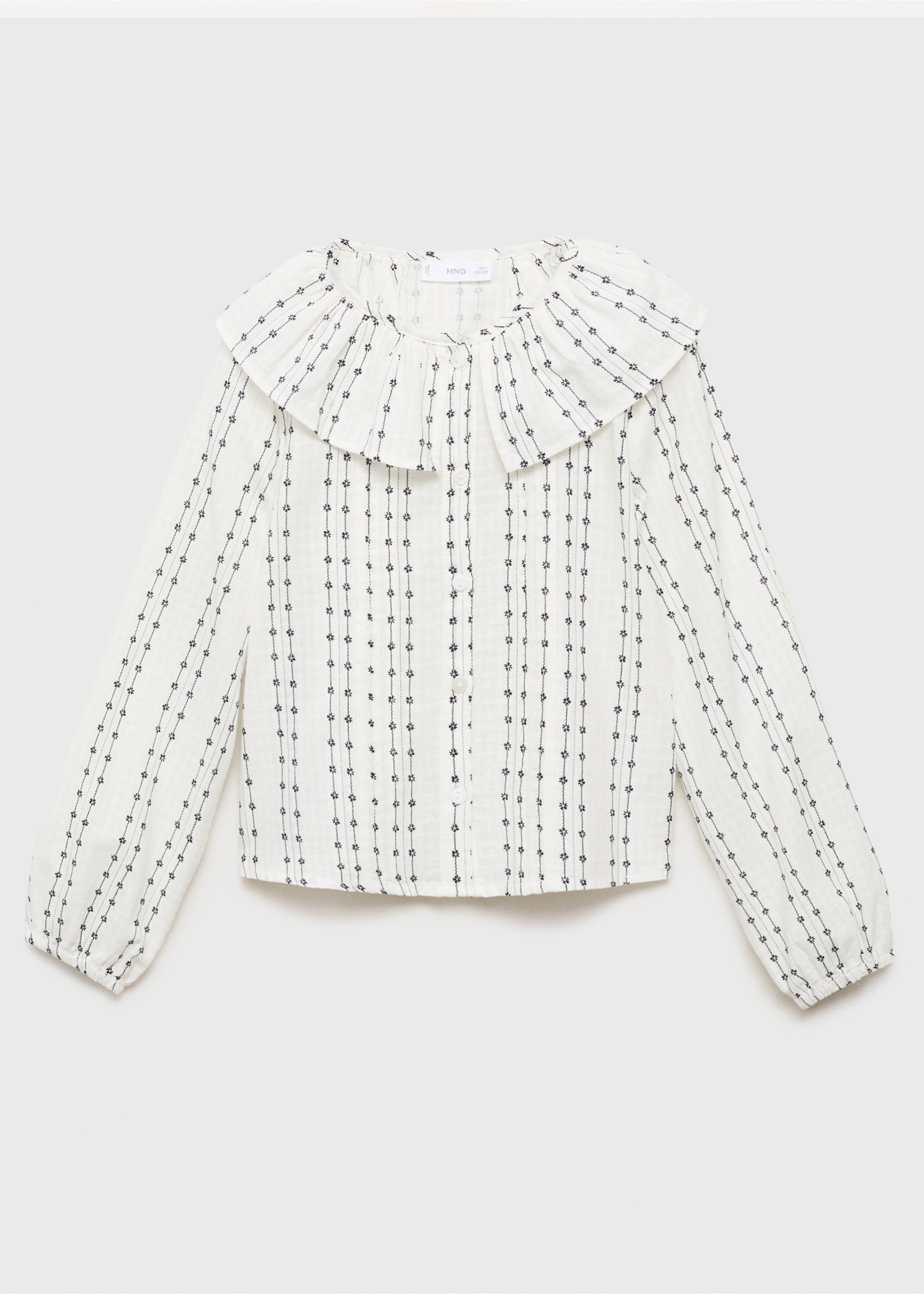 Blus babydollkrage - Artikel utan modell, Rå. Ref: 17055151-00.