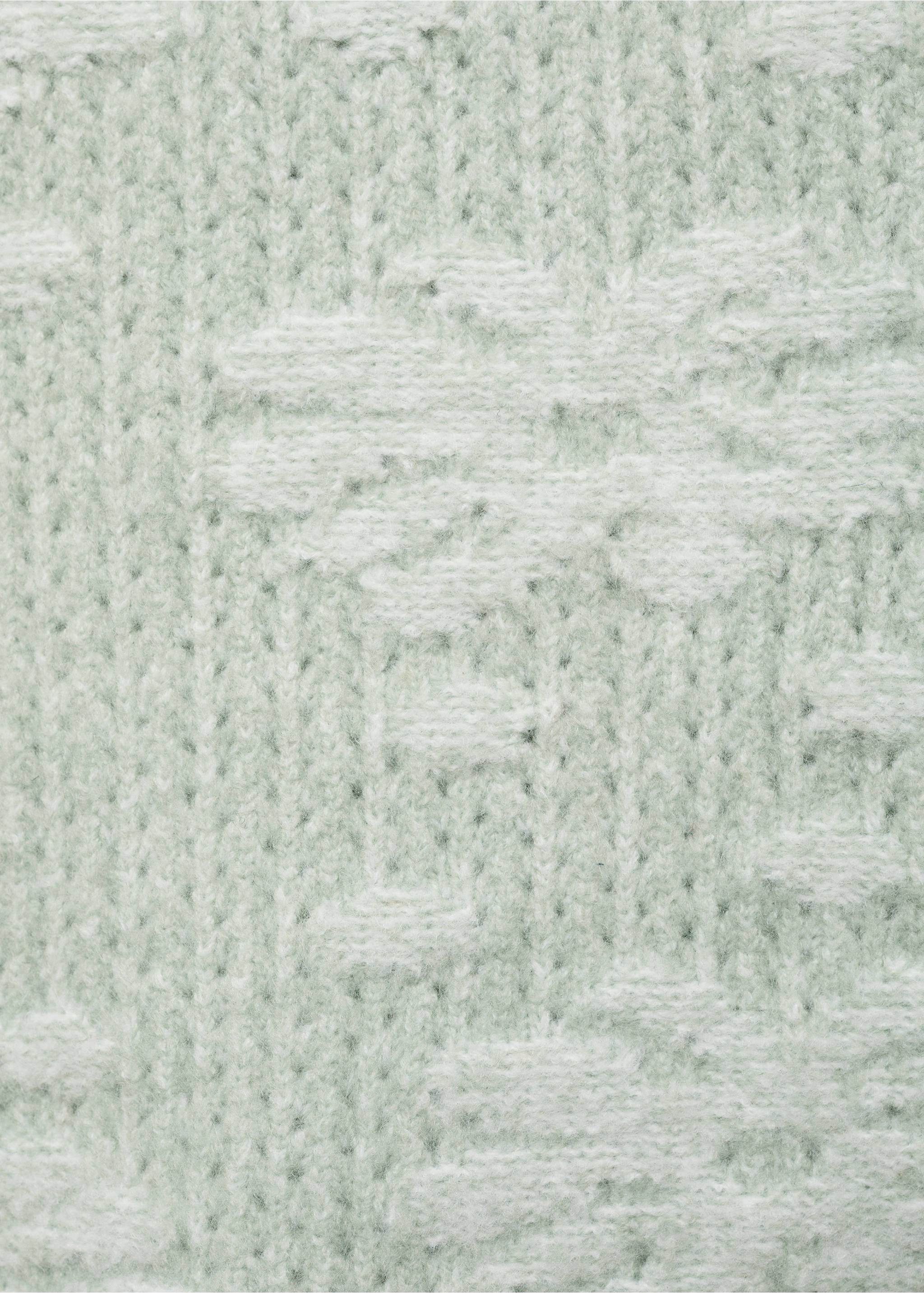 Floral-embroidered waistcoat - Details of the article 0, Pastel Green. Ref: 17055155-00.