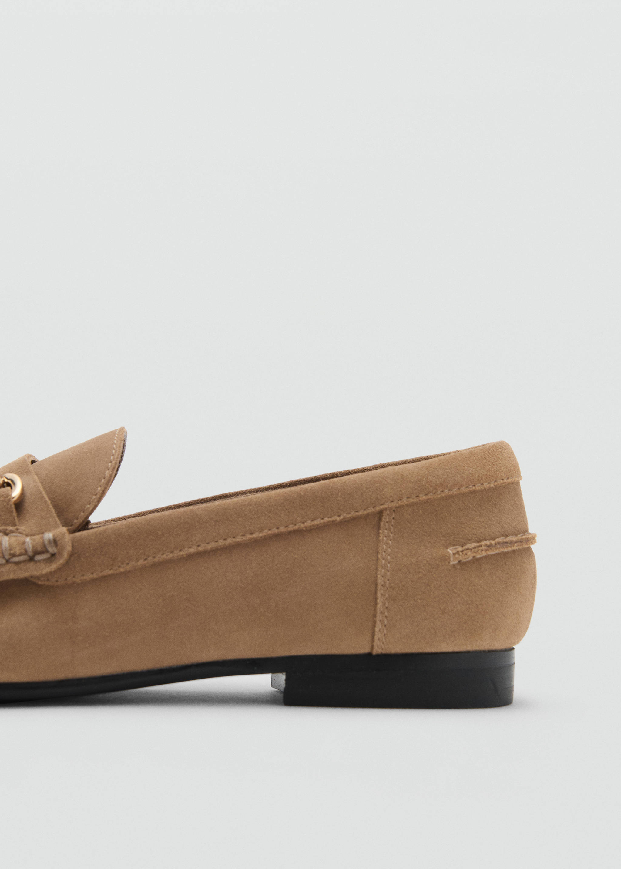 Suede moccasins with buckle - Details of the article 1