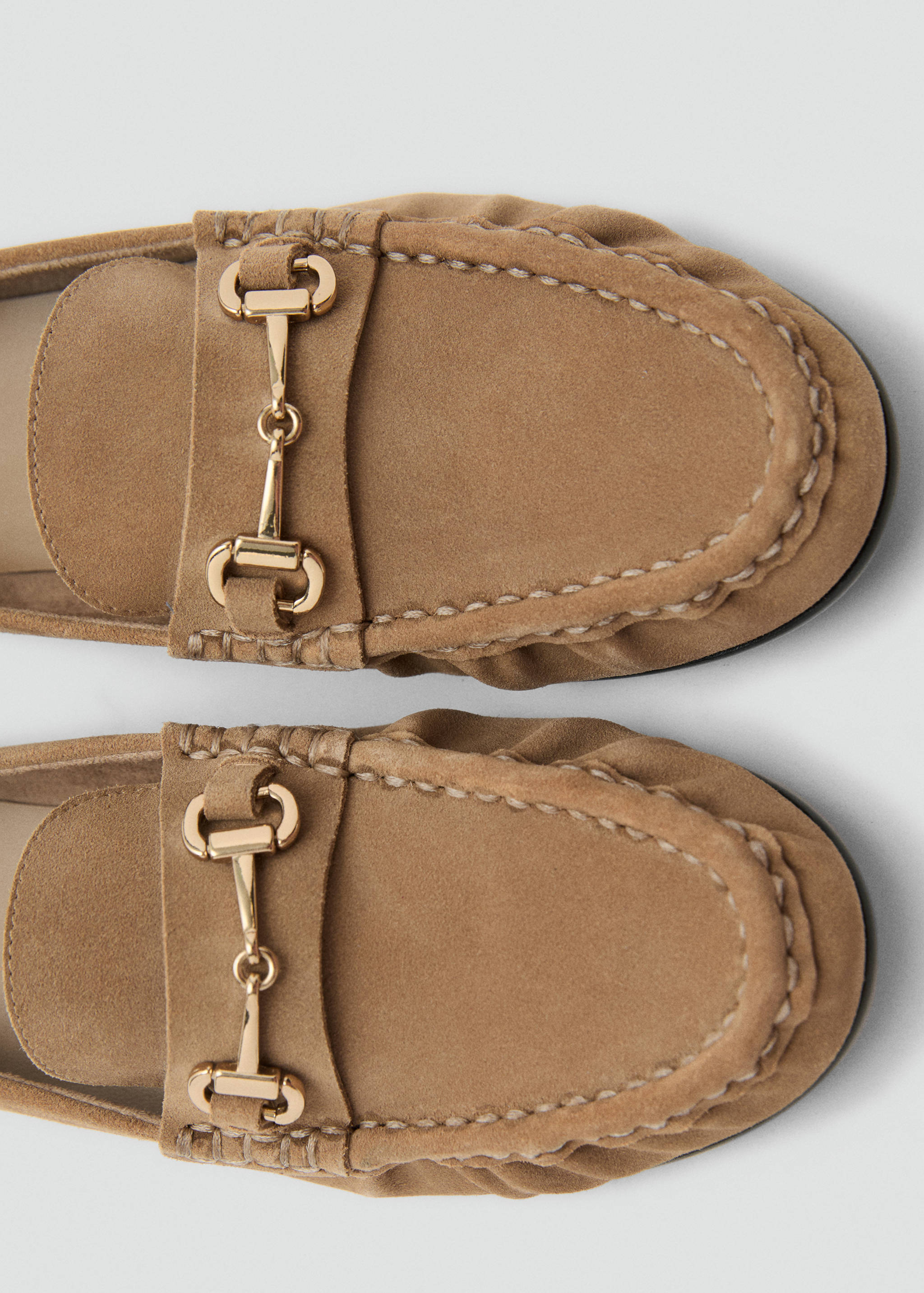 Suede moccasins with buckle - Details of the article 2