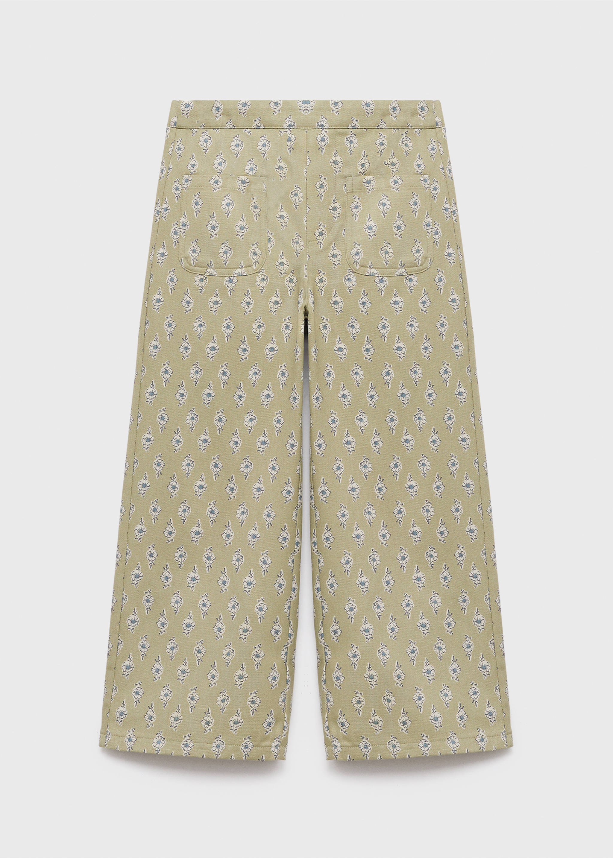 Gebloemde culotte - Artikel zonder model, Mintgroen. Ref: 17055171-00.