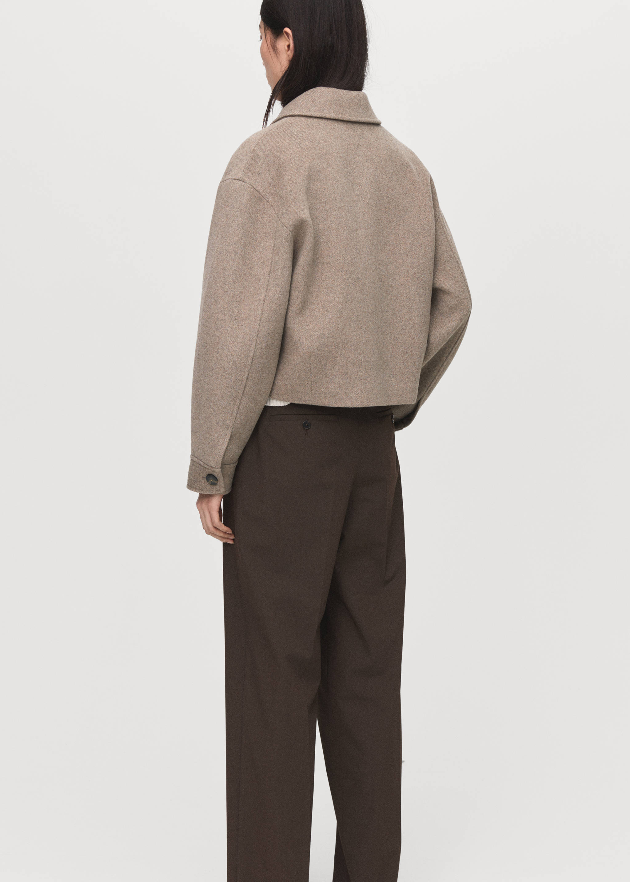 Wool bomber jacket - Reverse of the article