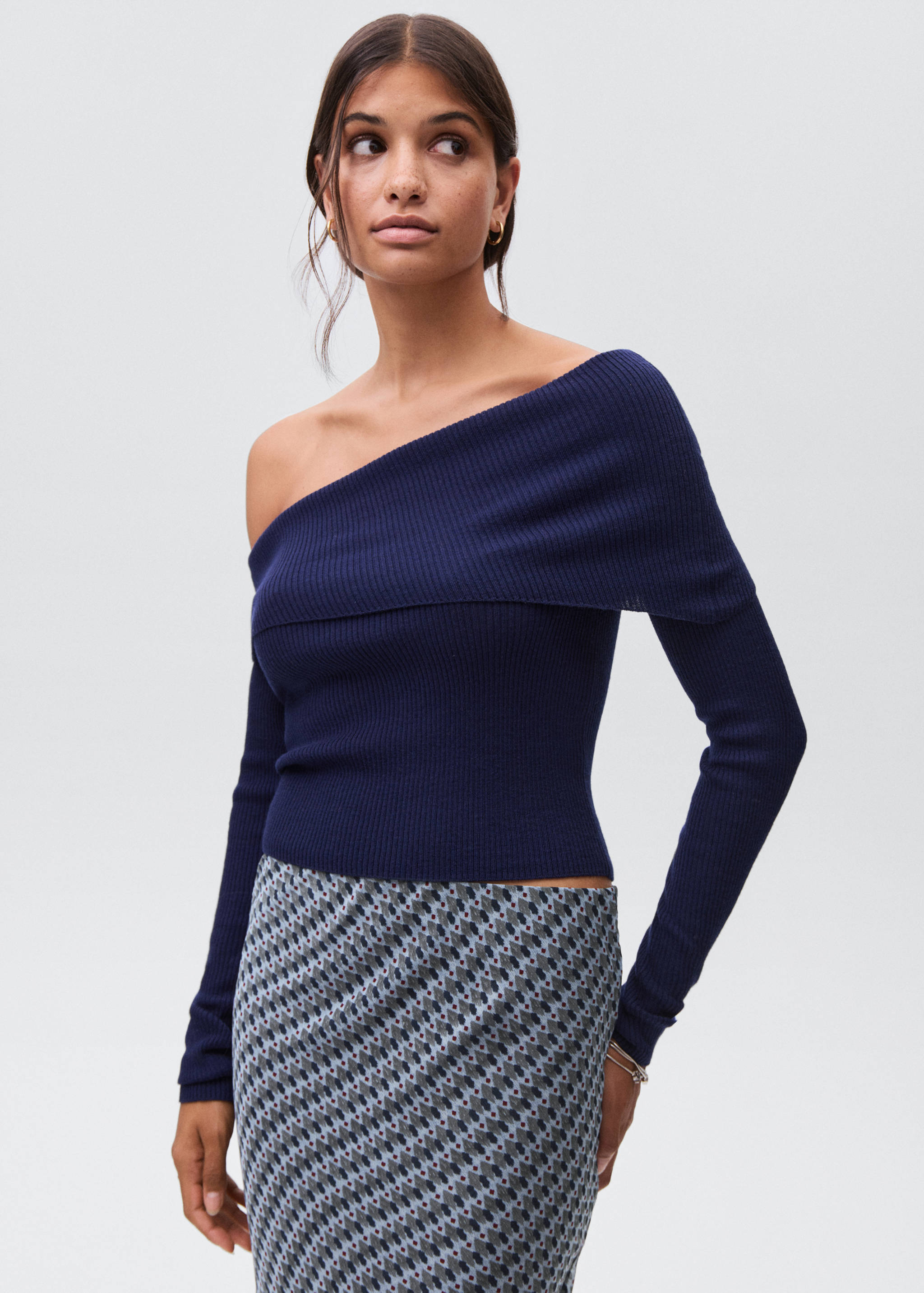 Printed long skirt - Medium plane