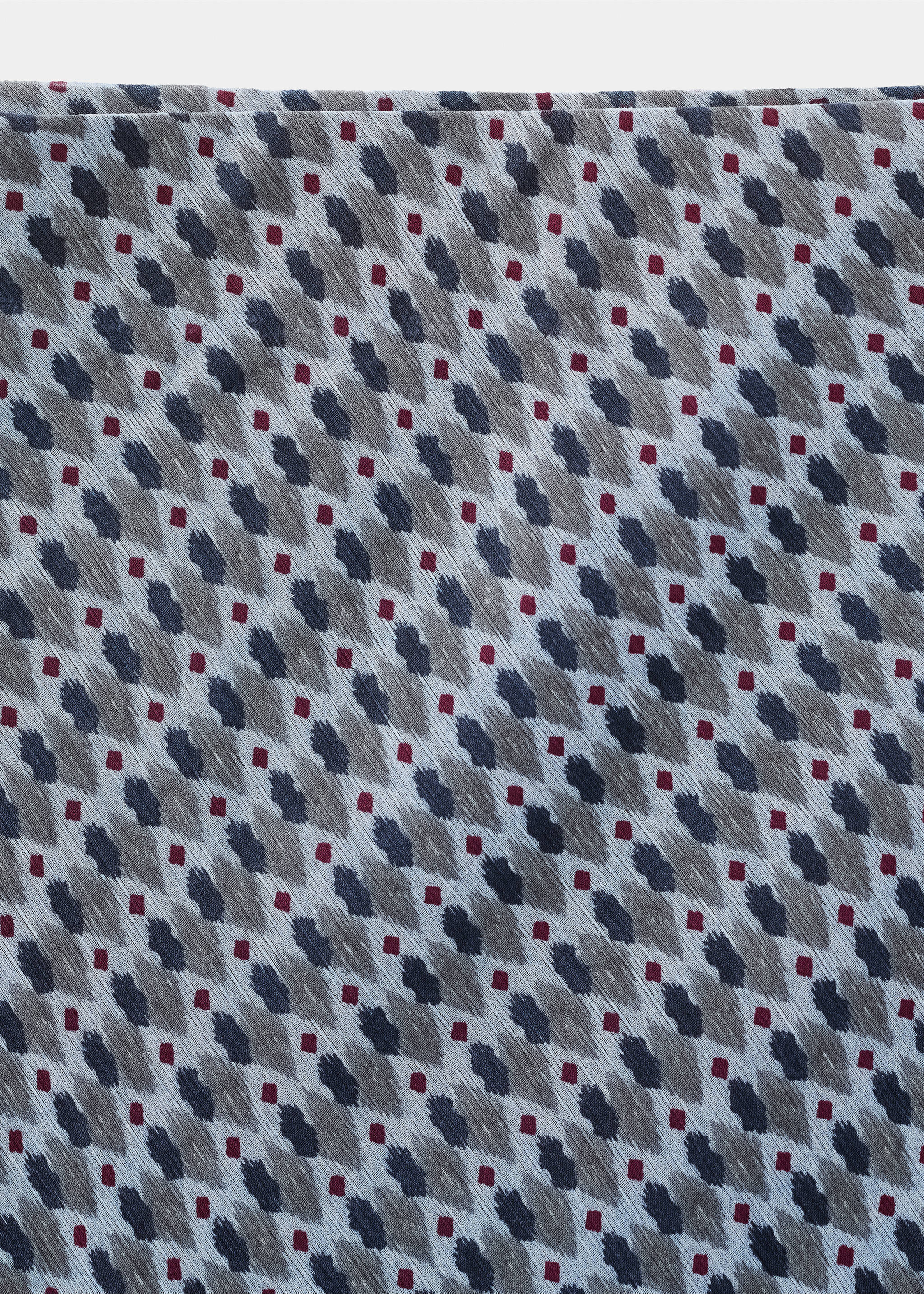 Printed long skirt - Details of the article 8, Charcoal. Ref: 17055791-00.