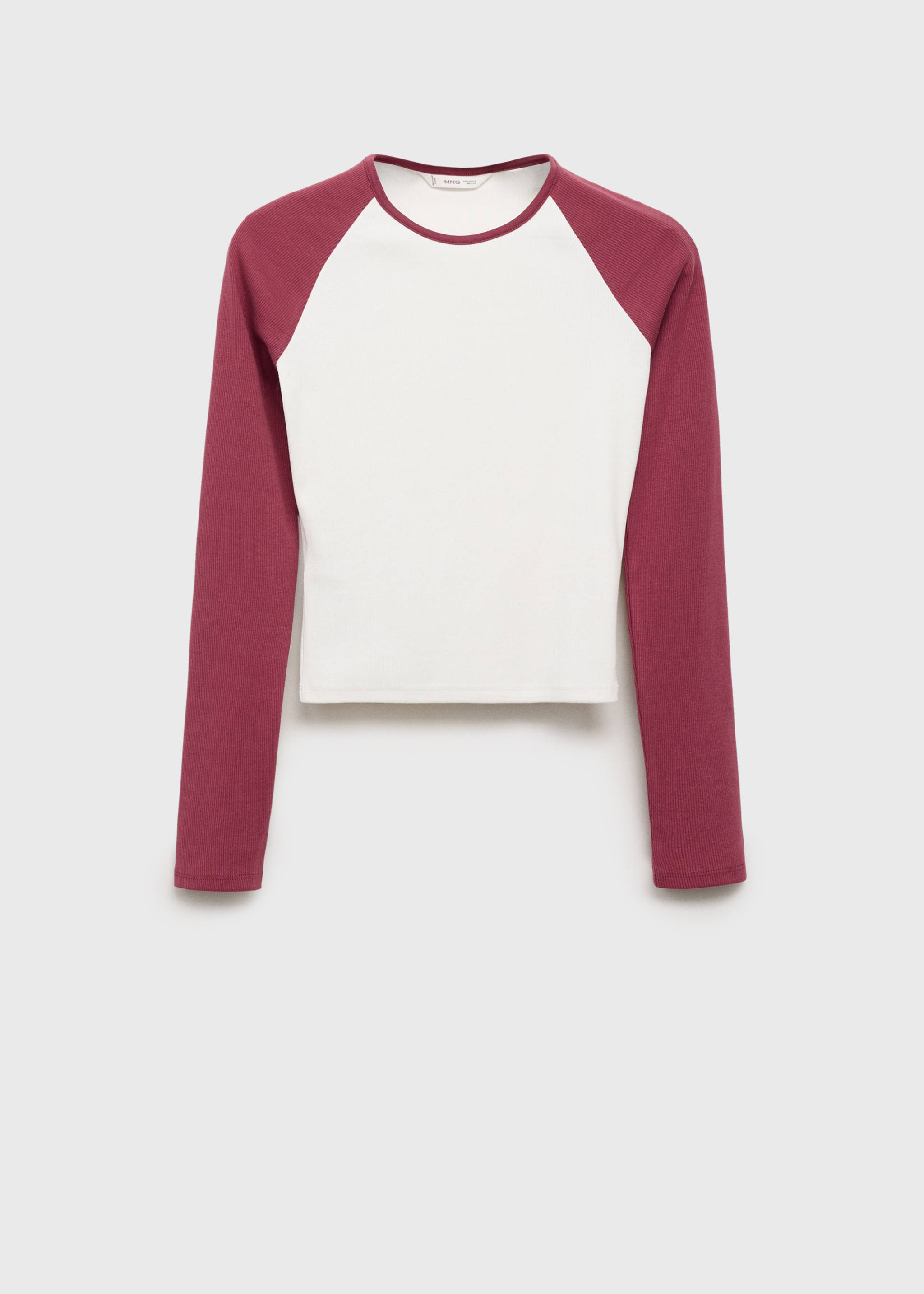 Tvåfärgad t-shirt - Artikel utan modell