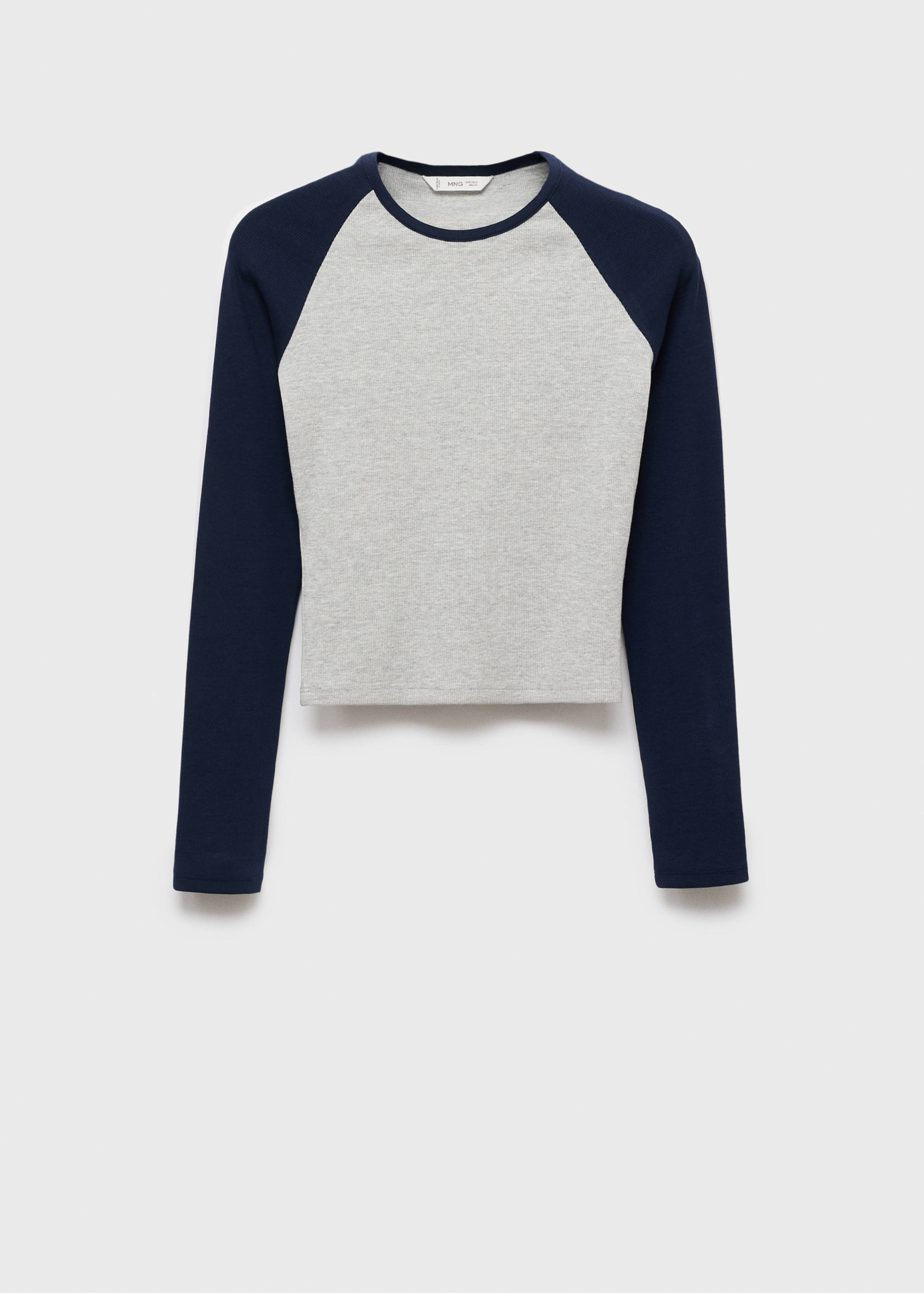 Tvåfärgad t-shirt - Artikel utan modell
