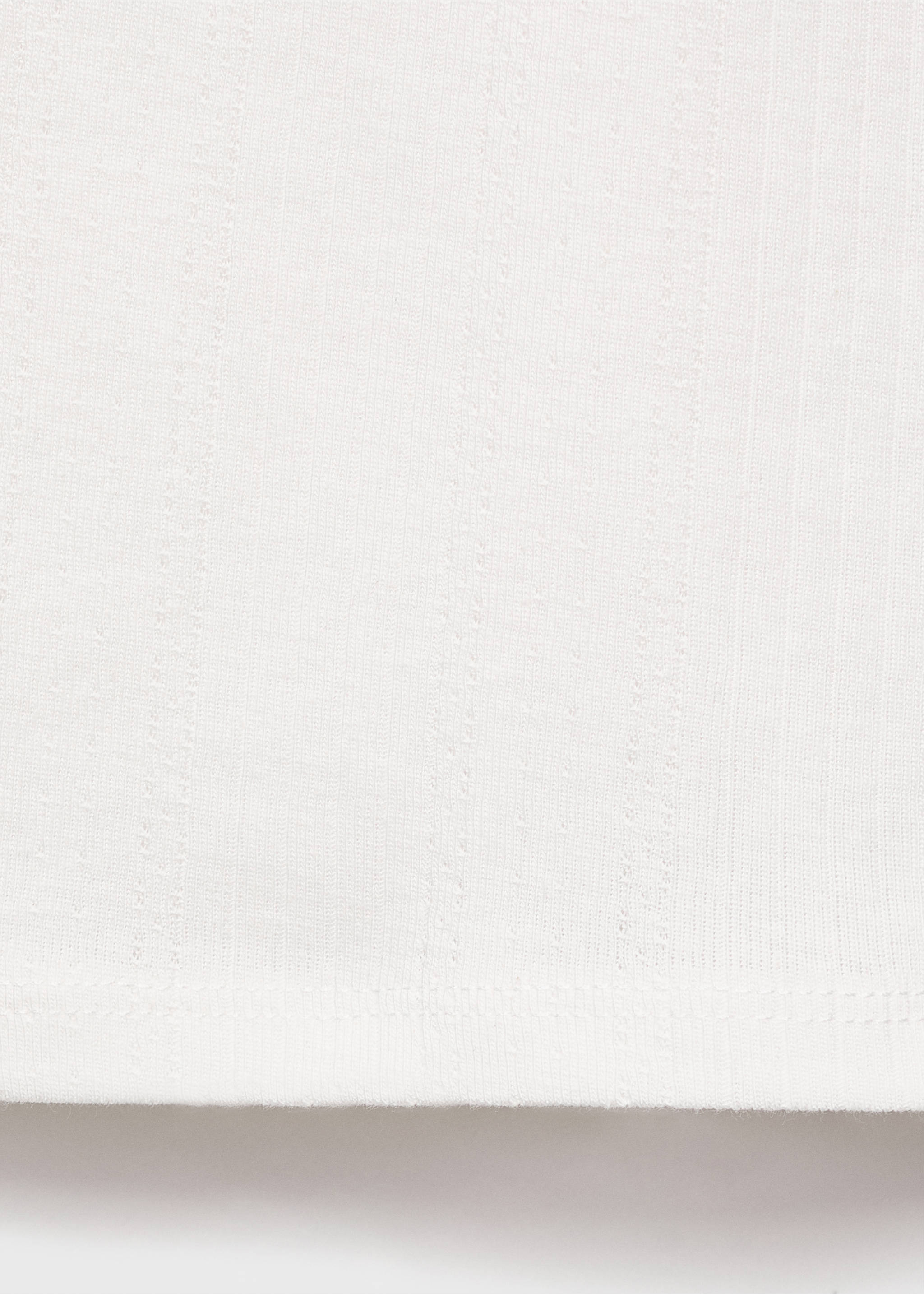 T-shirt with bow - Details of the article 0, Off White. Ref: 17055793-00.