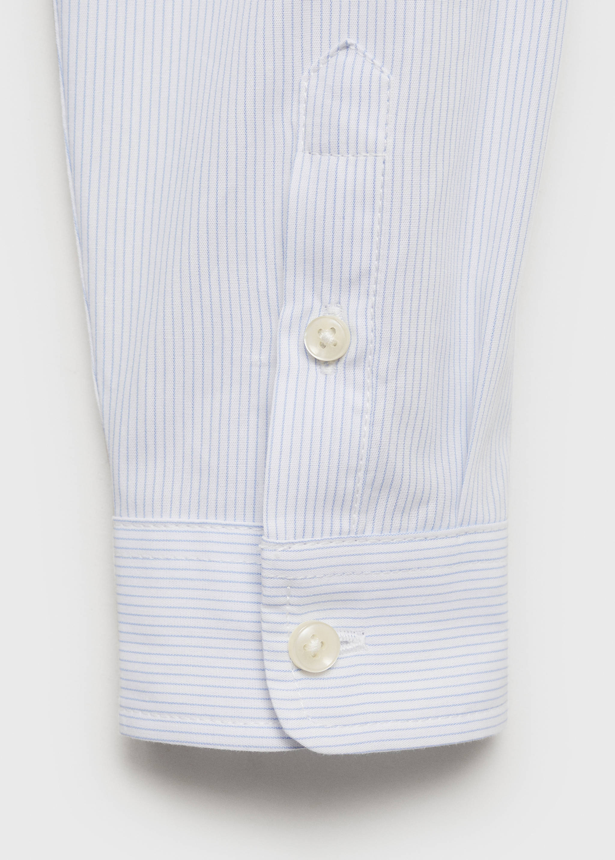 Striped Oxford shirt - Details of the article 0