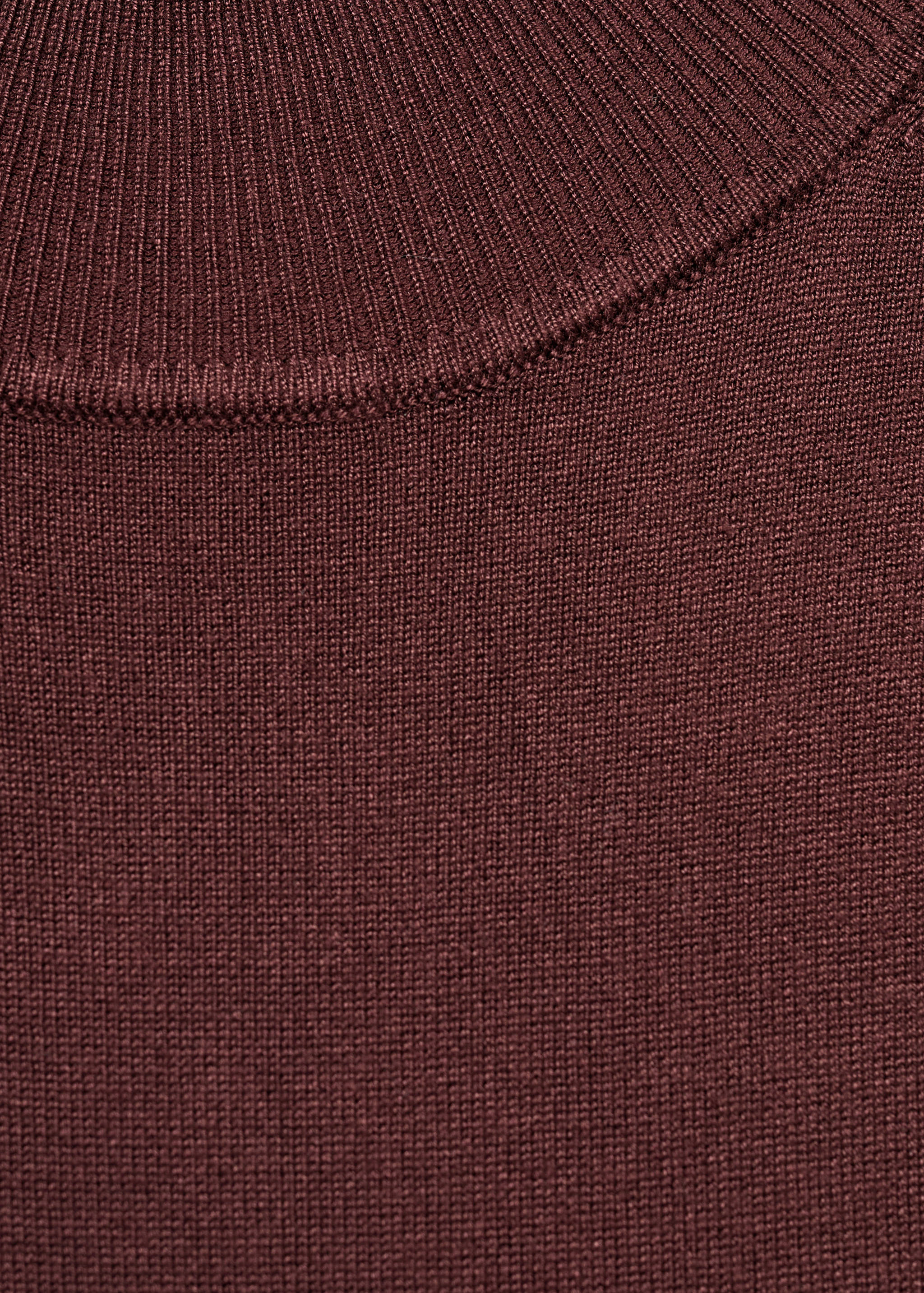 Perkins-neck knitted dress - Details of the article 0