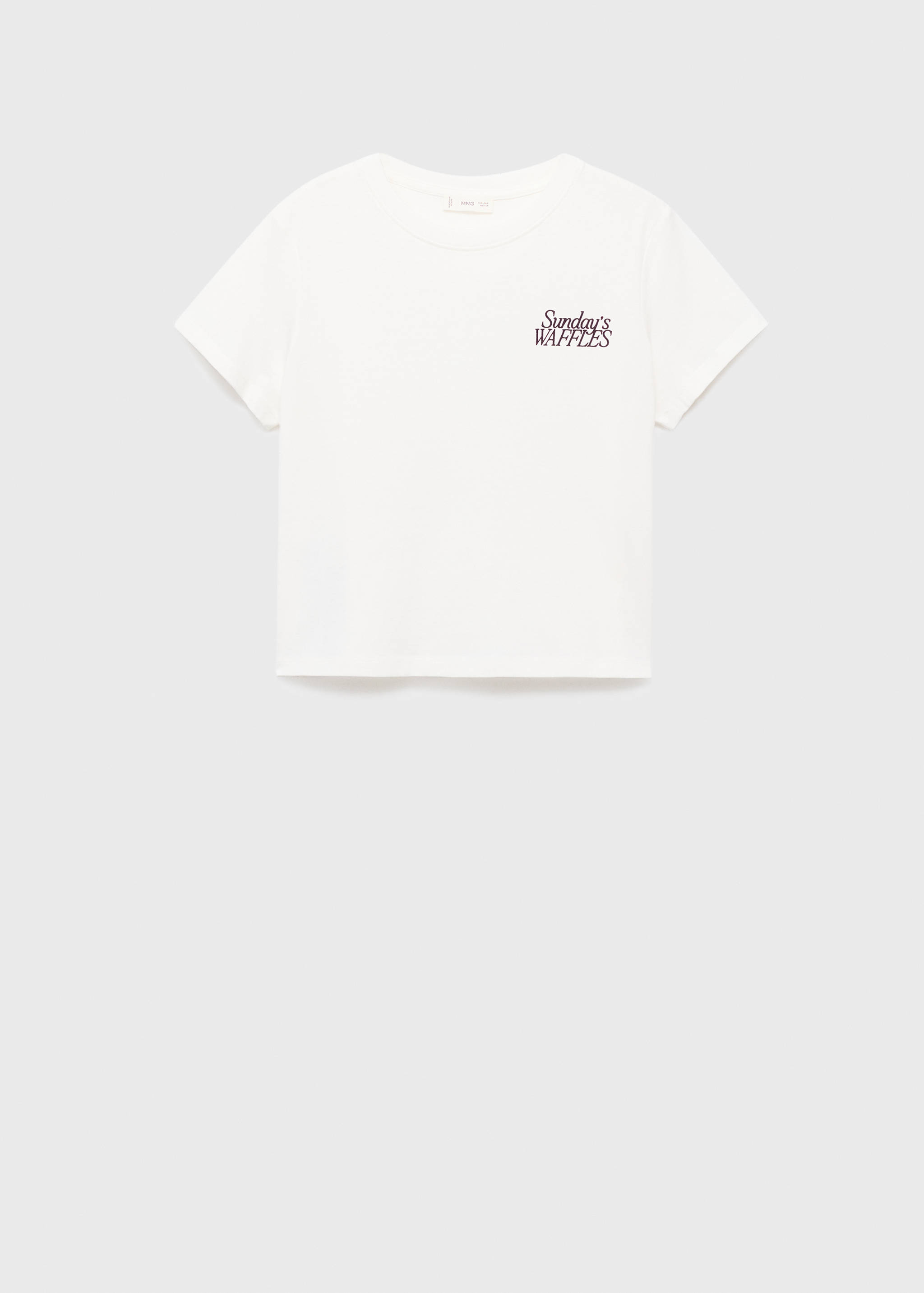 Printed cotton-blend t-shirt - Article without model