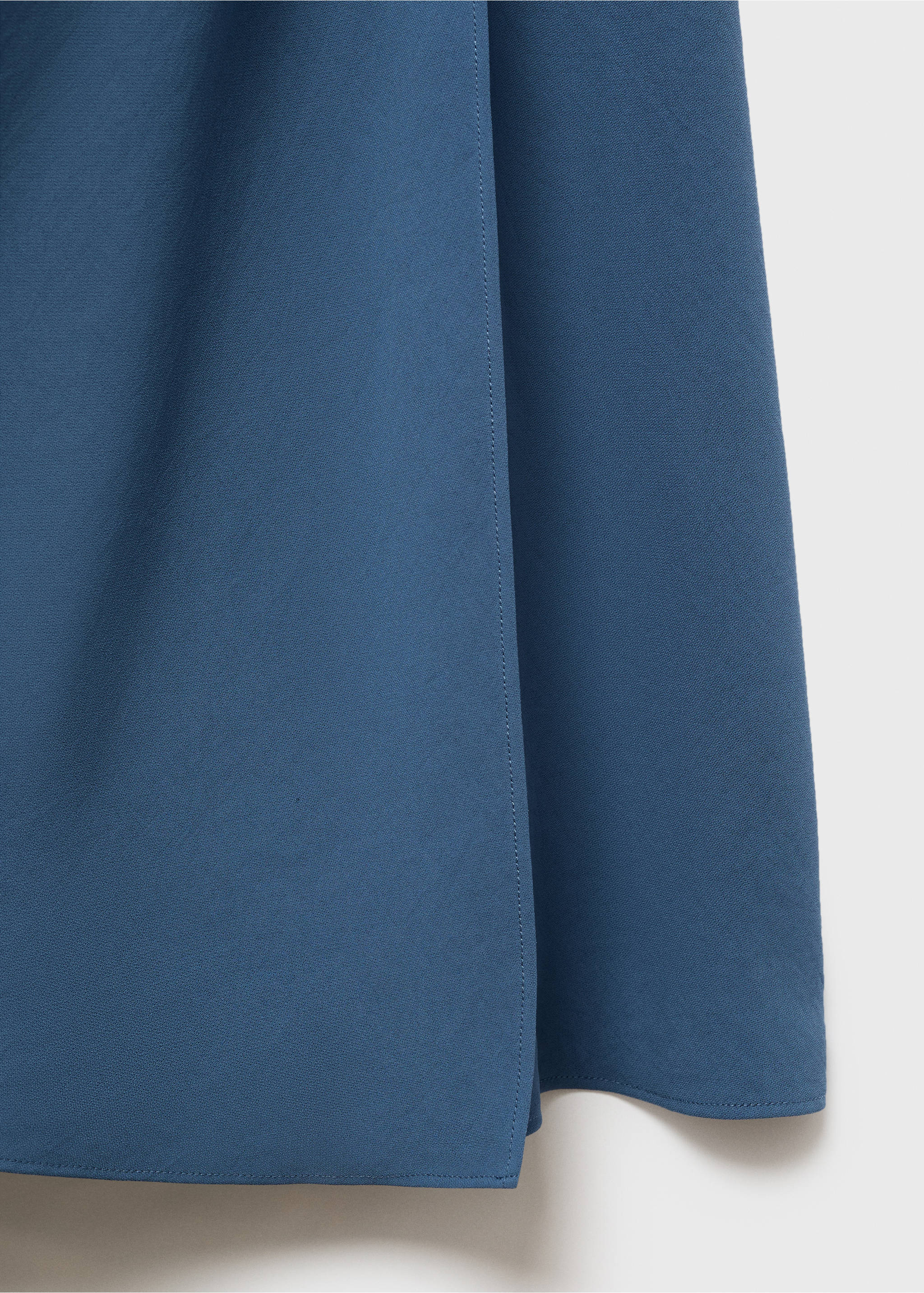 Vestit midi asimètric - Detall de l'article 0, Blau. Ref: 17055811-00.