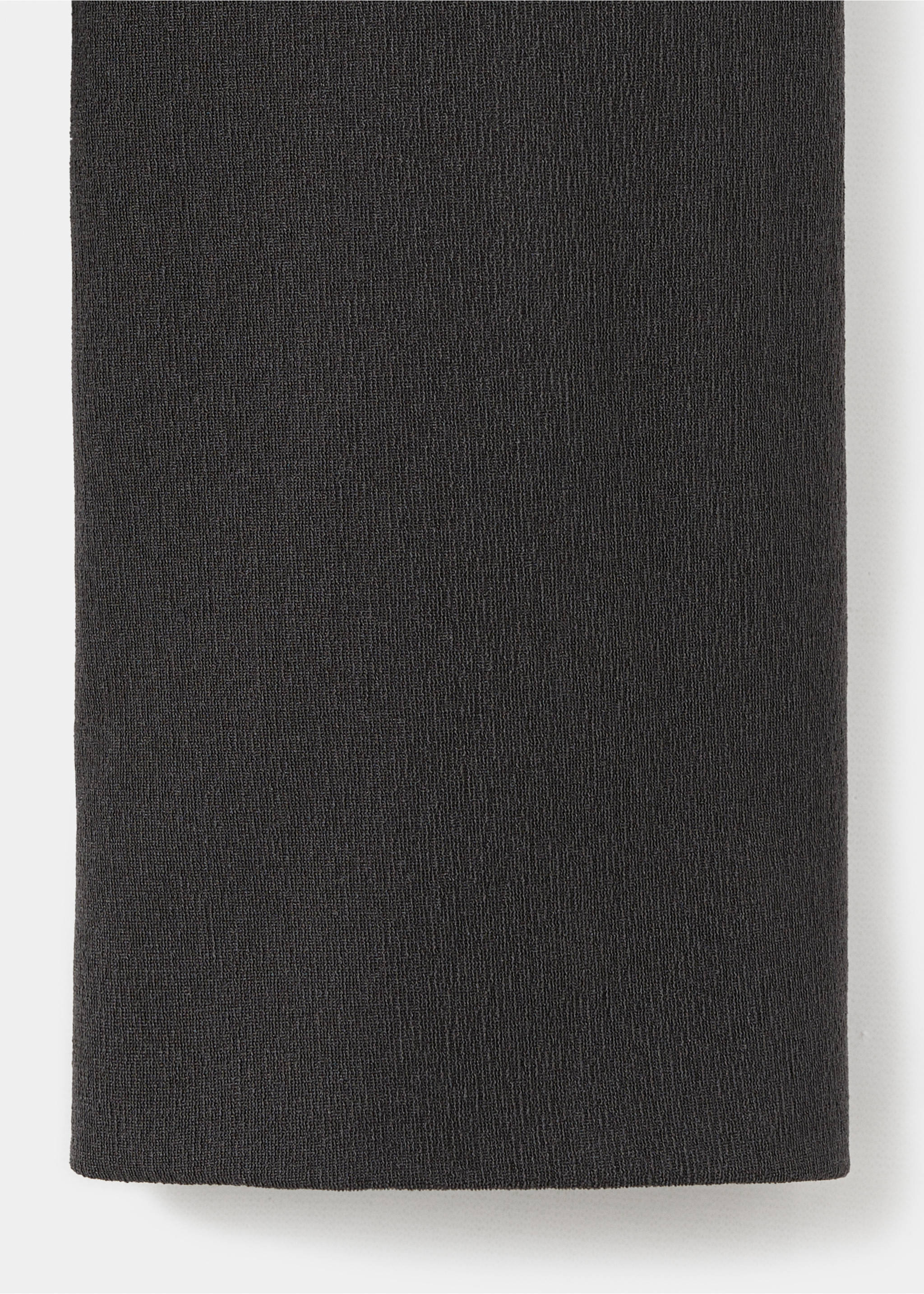 Tailored cropped suit jacket - Details of the article 0, Grey. Ref: 17055827-00.