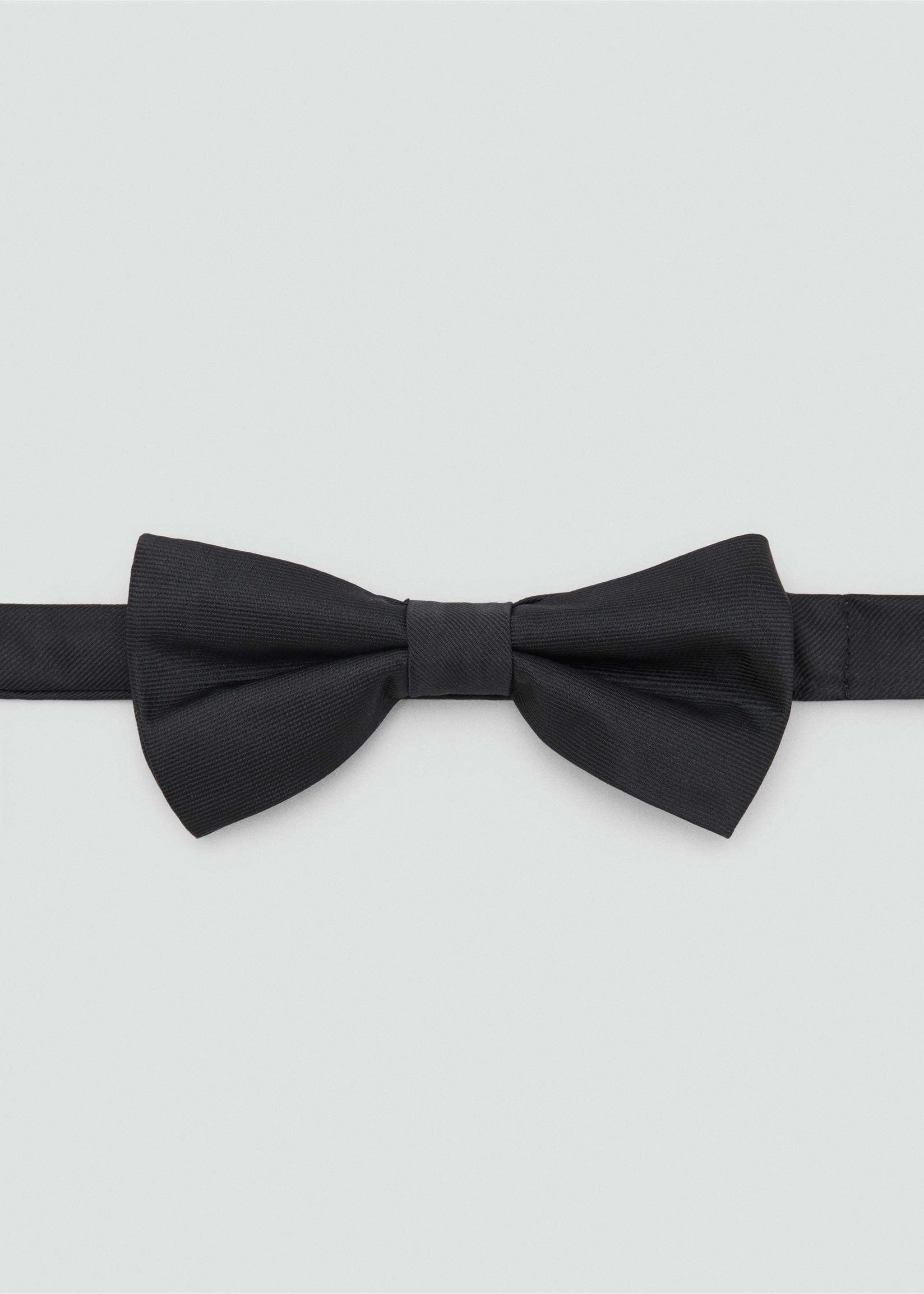 Plain bow tie - Article without model, Black. Ref: 17055830-00.