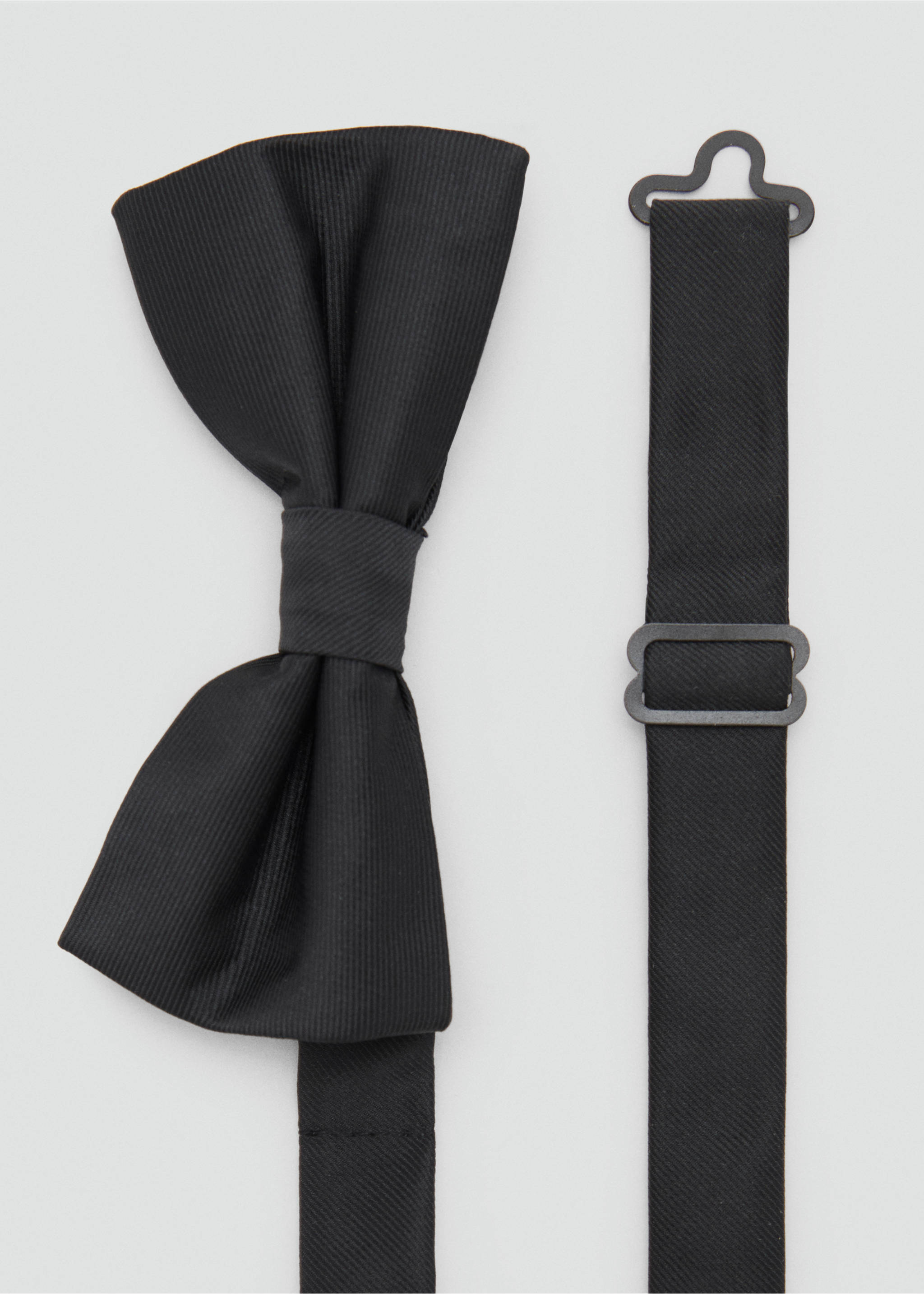 Plain bow tie - Medium plane, Black. Ref: 17055830-00.