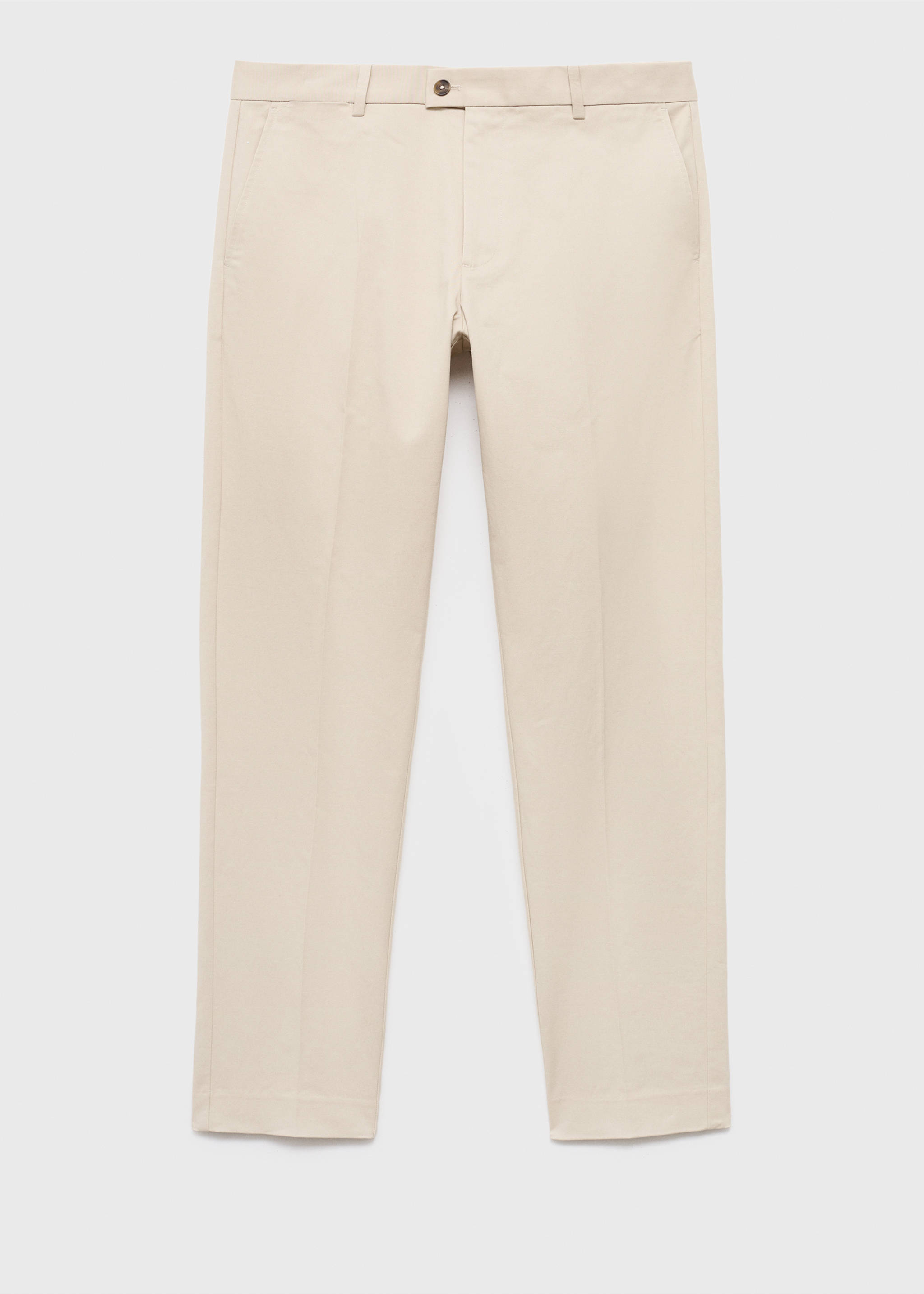 Pantalón algodón regular fit - Artículo sin modelo, Crudo. Ref: 17055969-00.