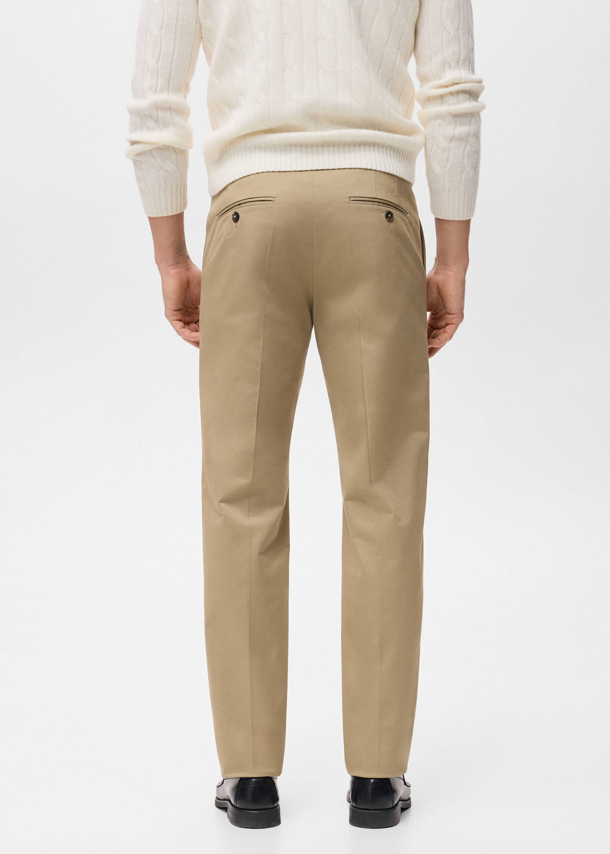 Pantalón algodón regular fit - Reverso del artículo