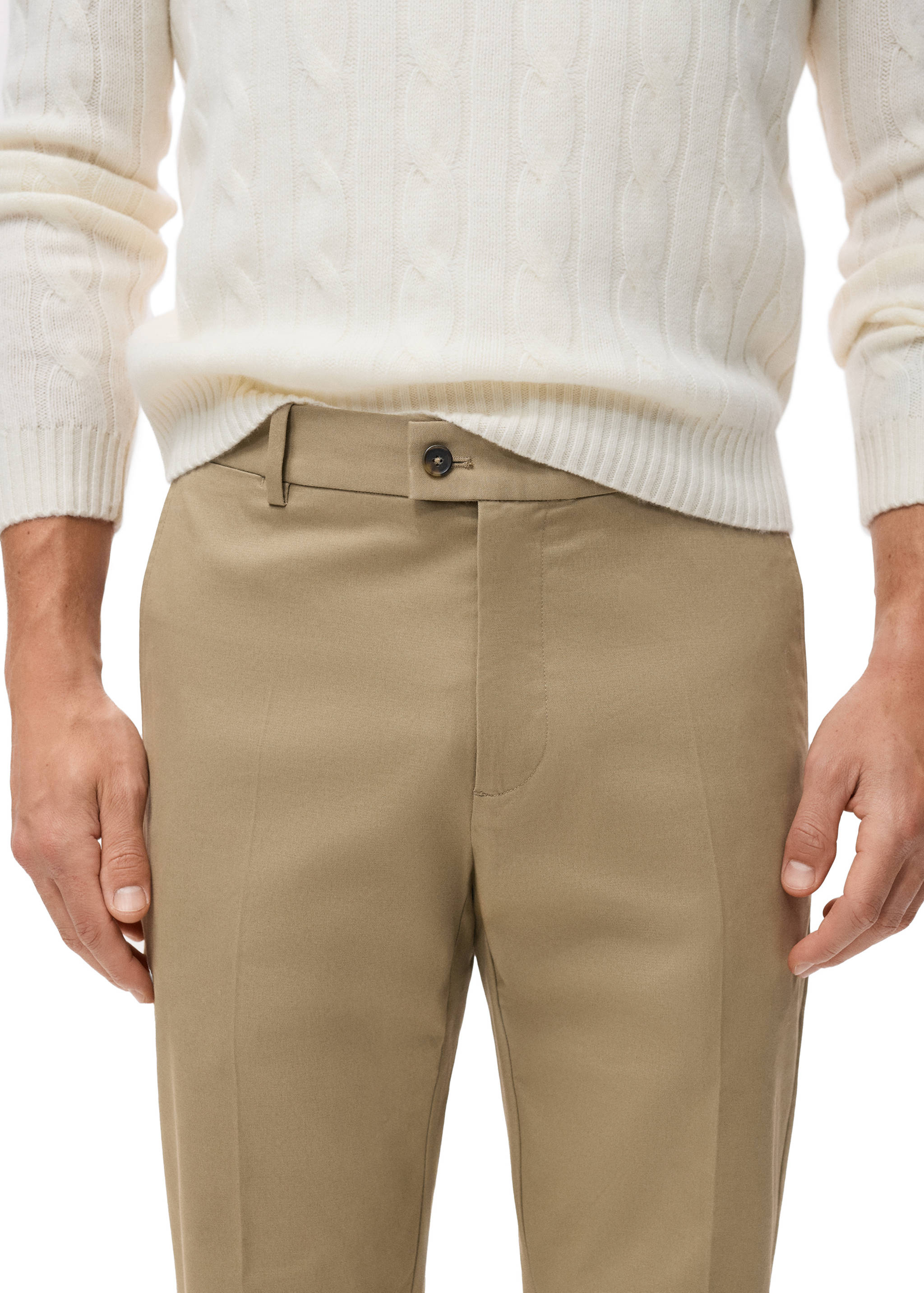 Pantalón algodón regular fit - Detalle del artículo 1