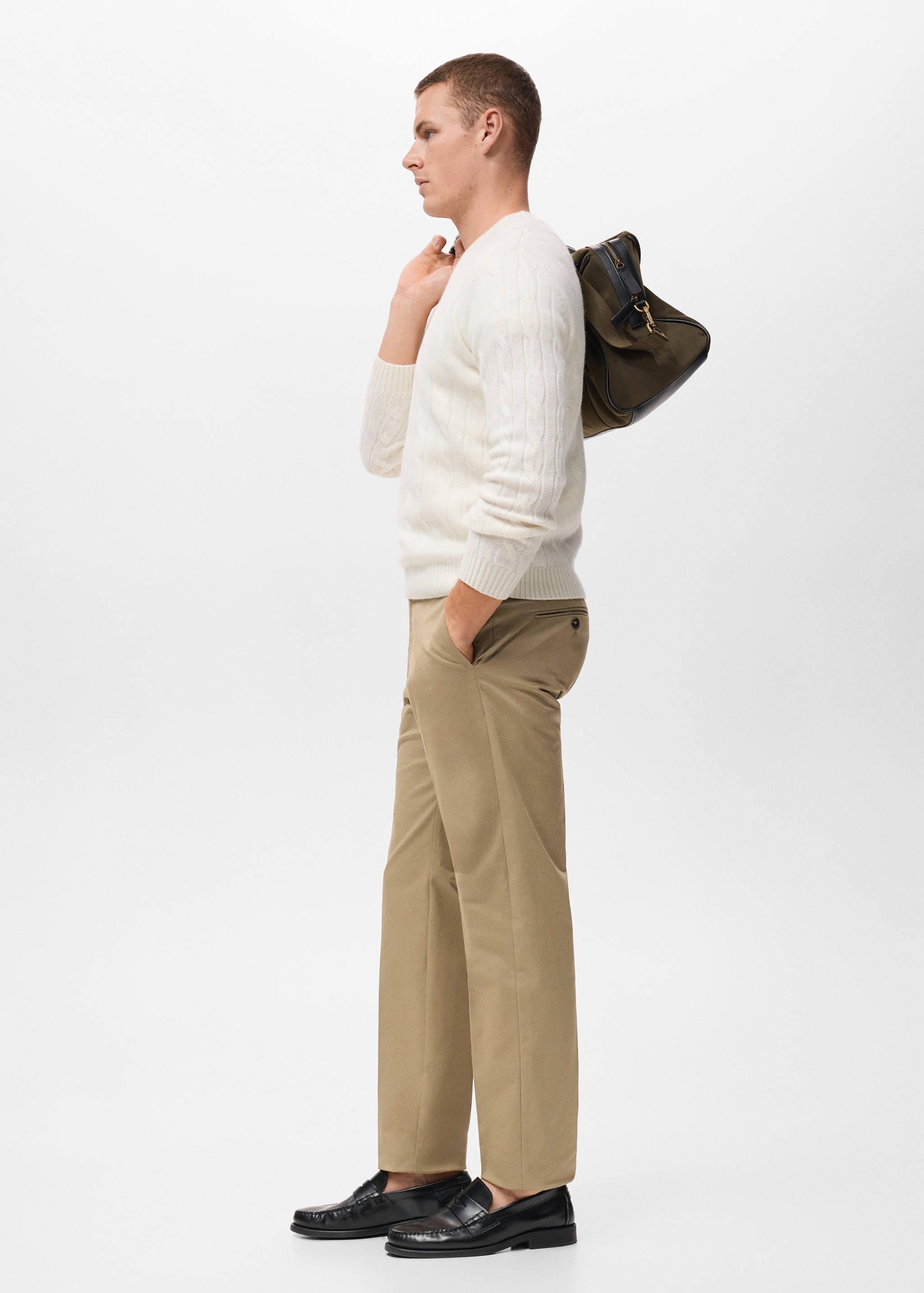 Pantalón algodón regular fit - Detalle del artículo 2