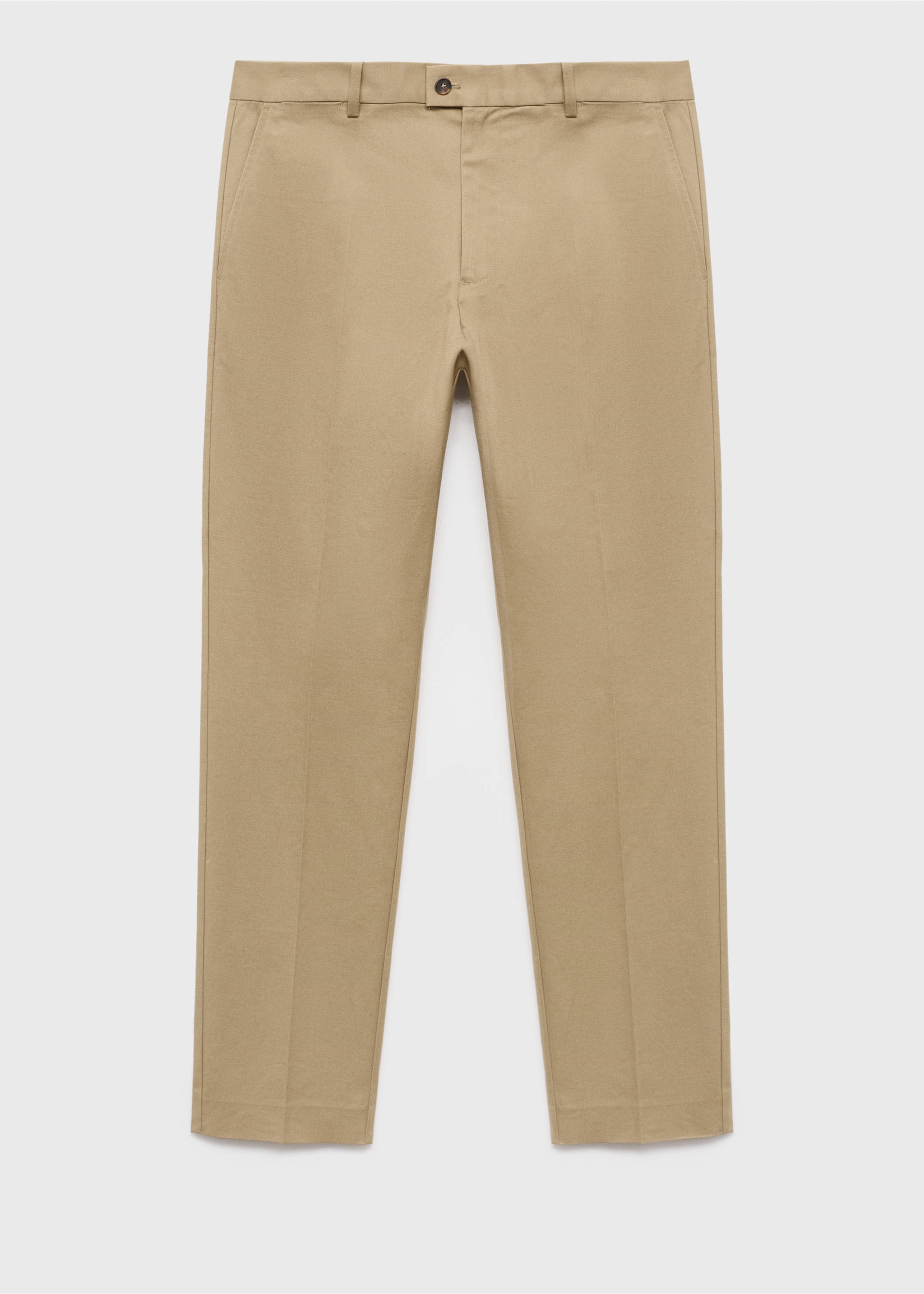 Katoenen regular-fit broek - Artikel zonder model, Open beige. Ref: 17055969-00.