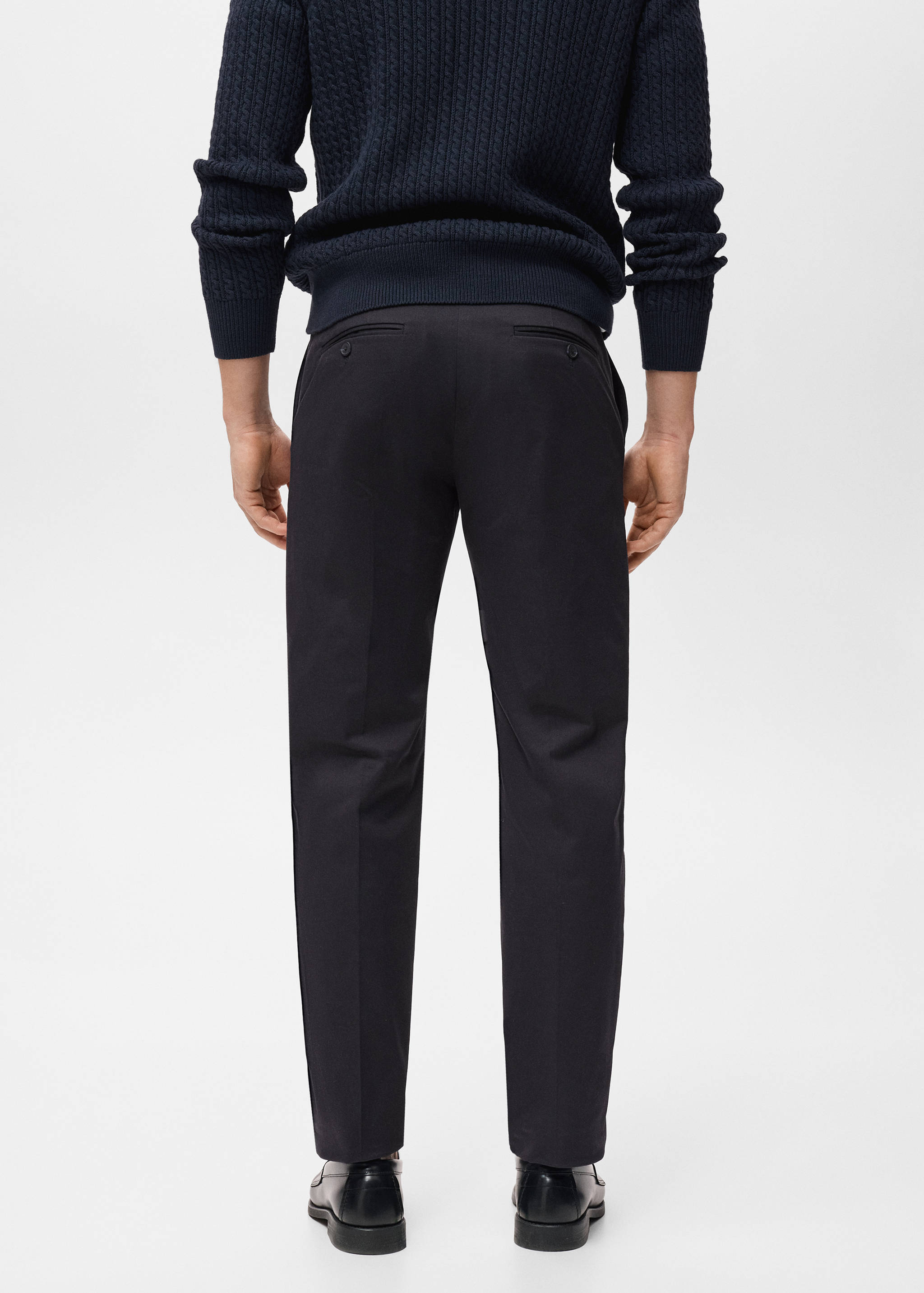 Pantalón algodón regular fit - Reverso del artículo