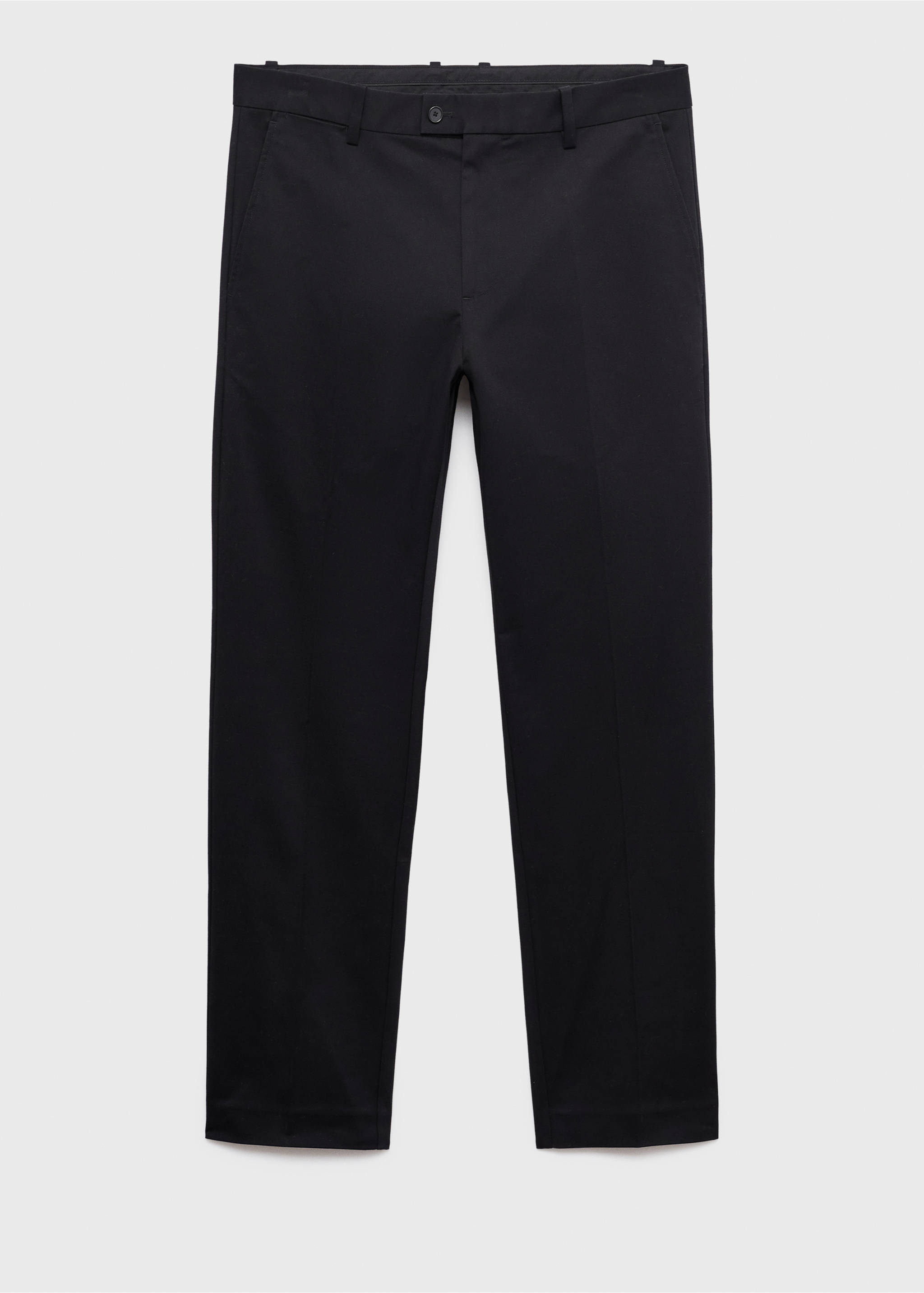 Pantalón algodón regular fit - Artículo sin modelo, Negro. Ref: 17055969-00.