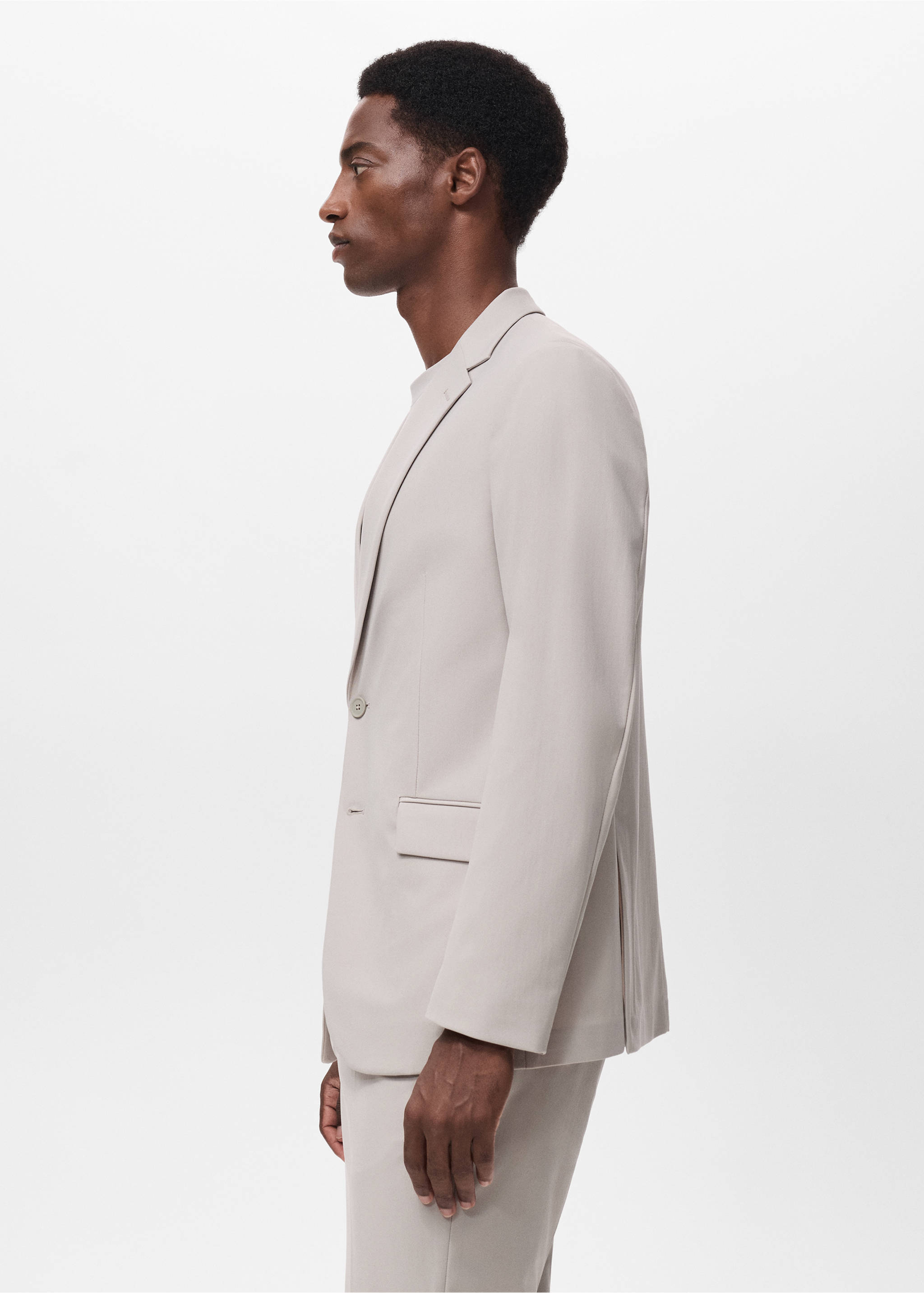 Zurich Slim Fit Thermolite® Sakko - Detail des Artikels 2, Beige. Ref: 17055970-00.