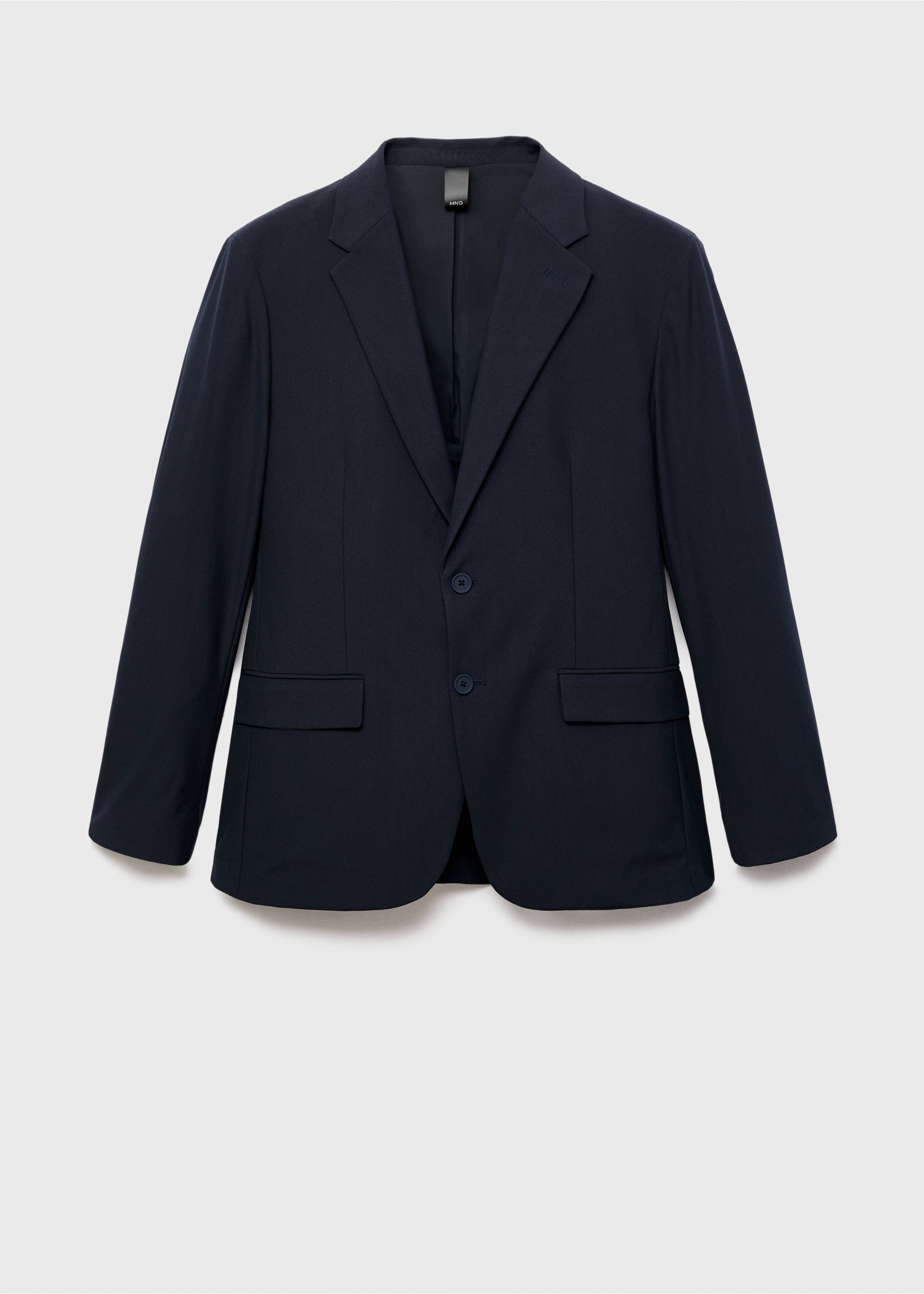 Zurich slim-fit Thermolite® suit jacket - Article without model, Navy. Ref: 17055970-00.