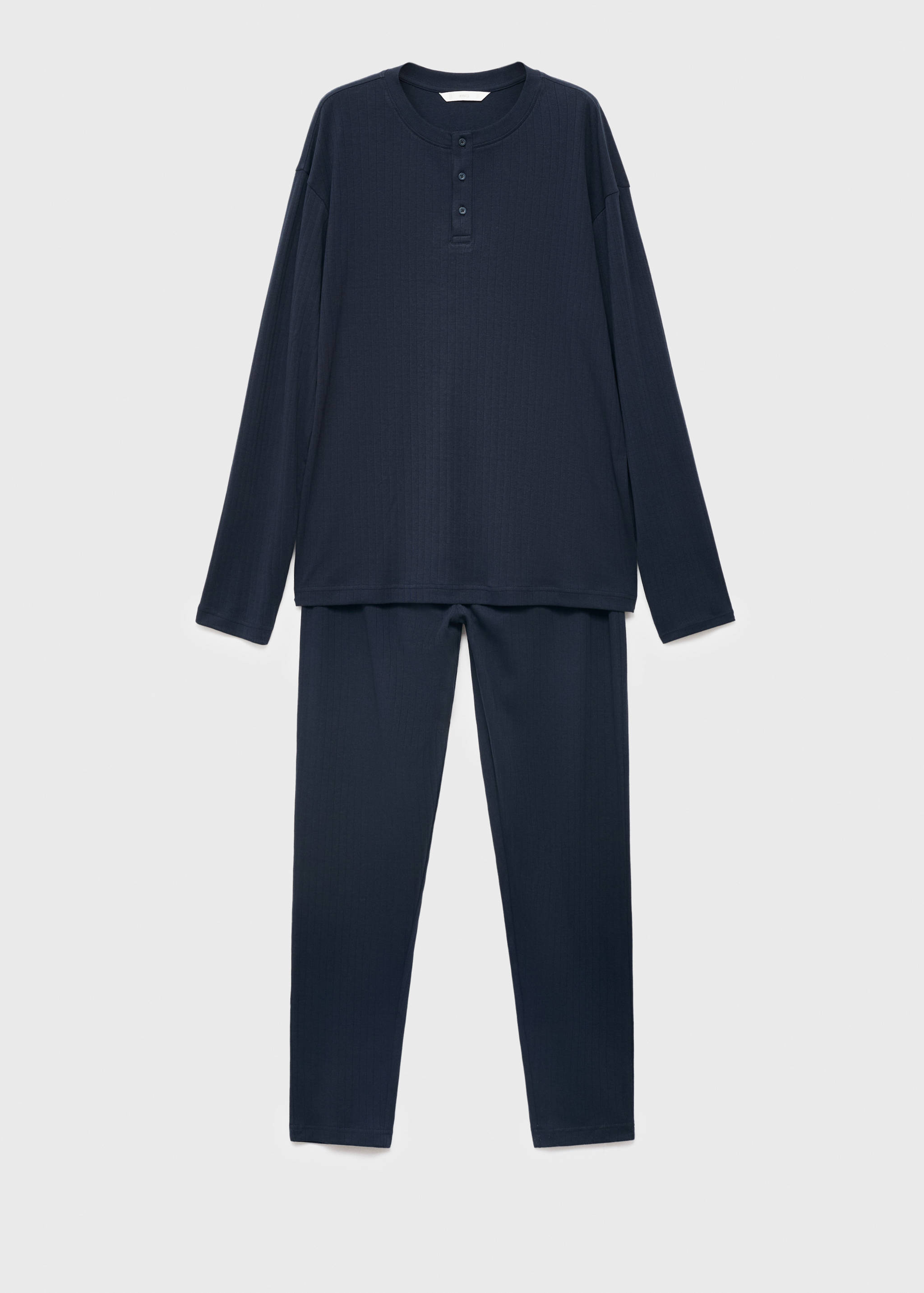 Pack lång pyjamas 100 % bomull - Artikel utan modell