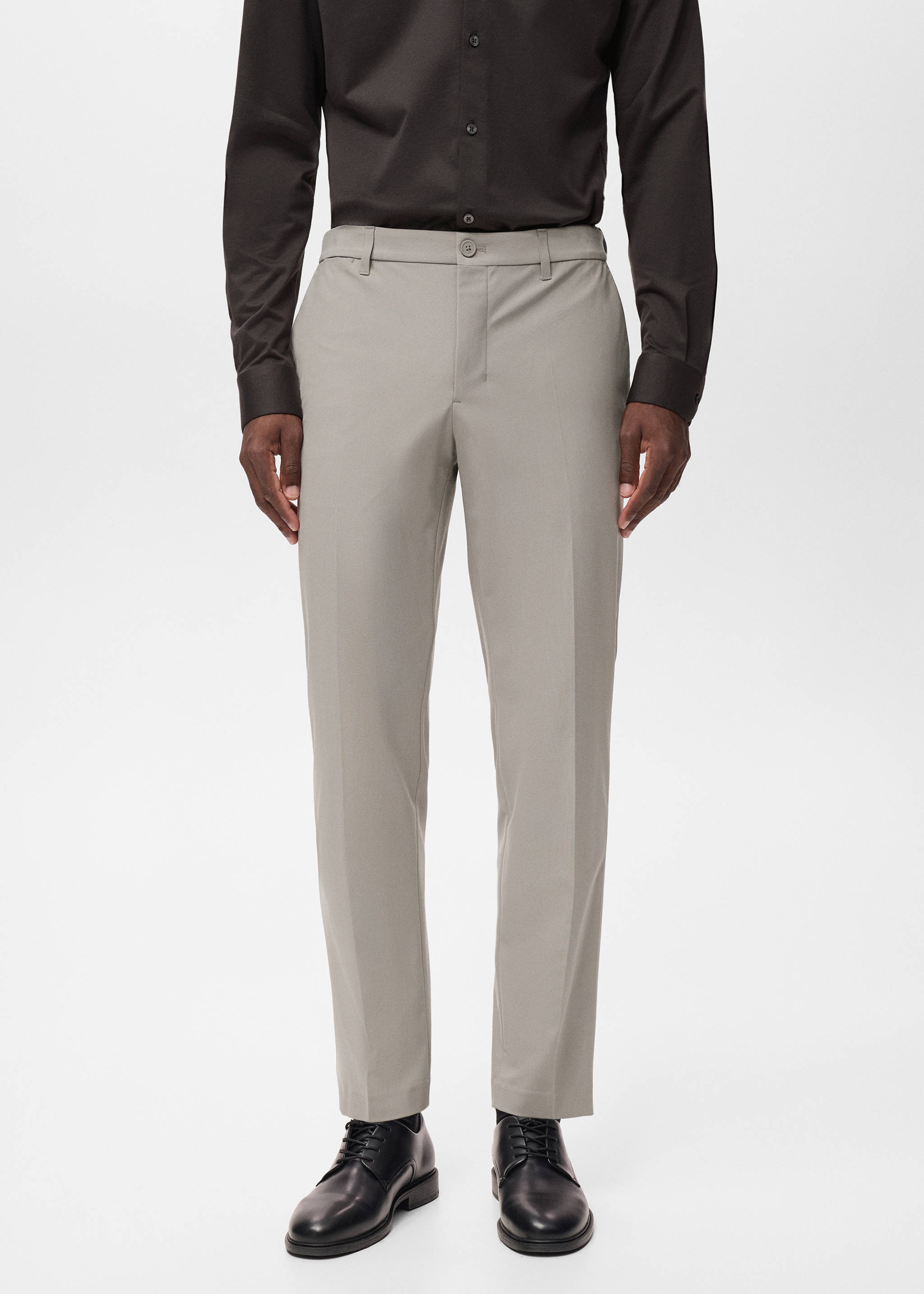 Slim-fit thermoregulating trousers - Medium plane