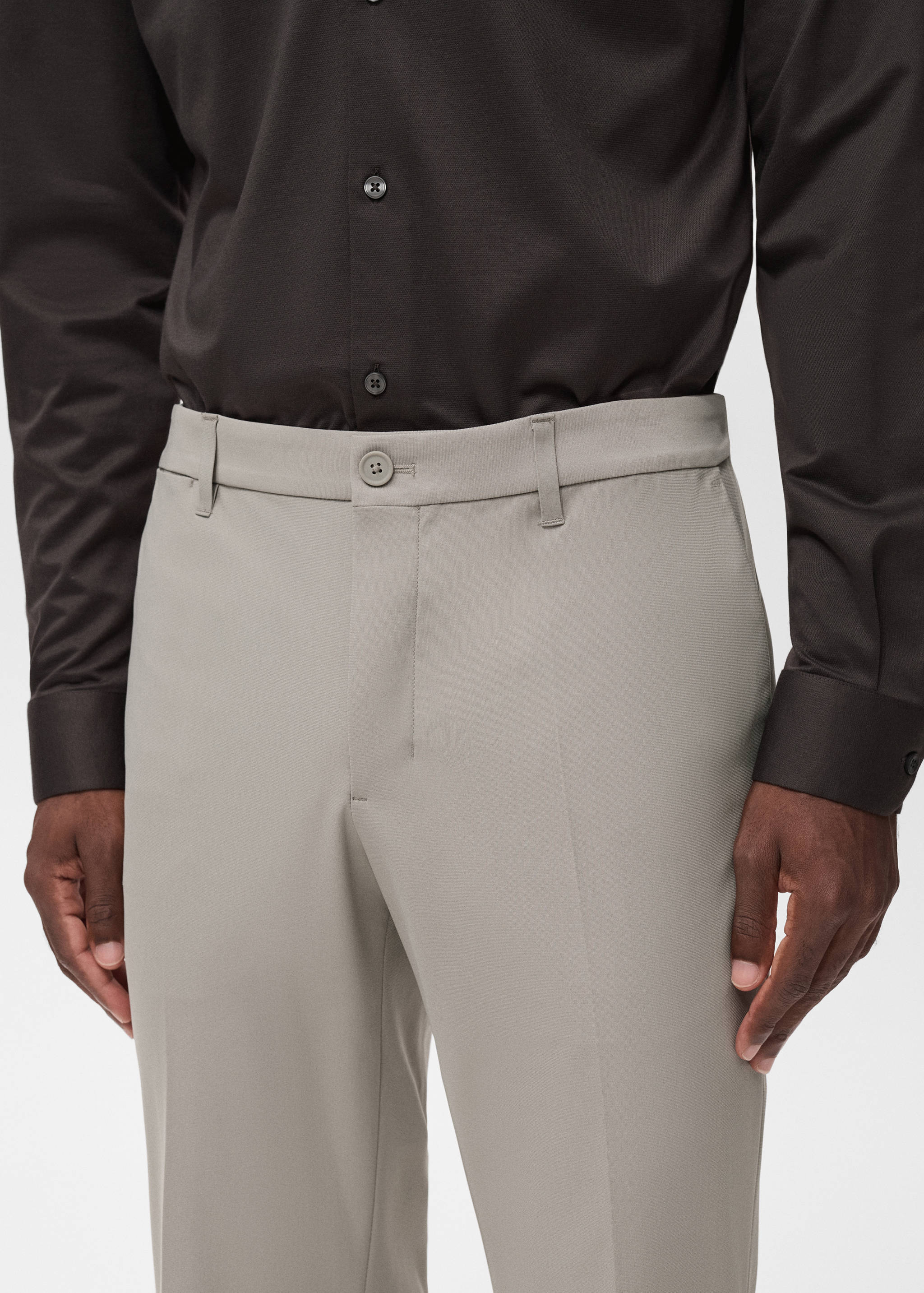 Slim-fit thermoregulating trousers - Details of the article 1