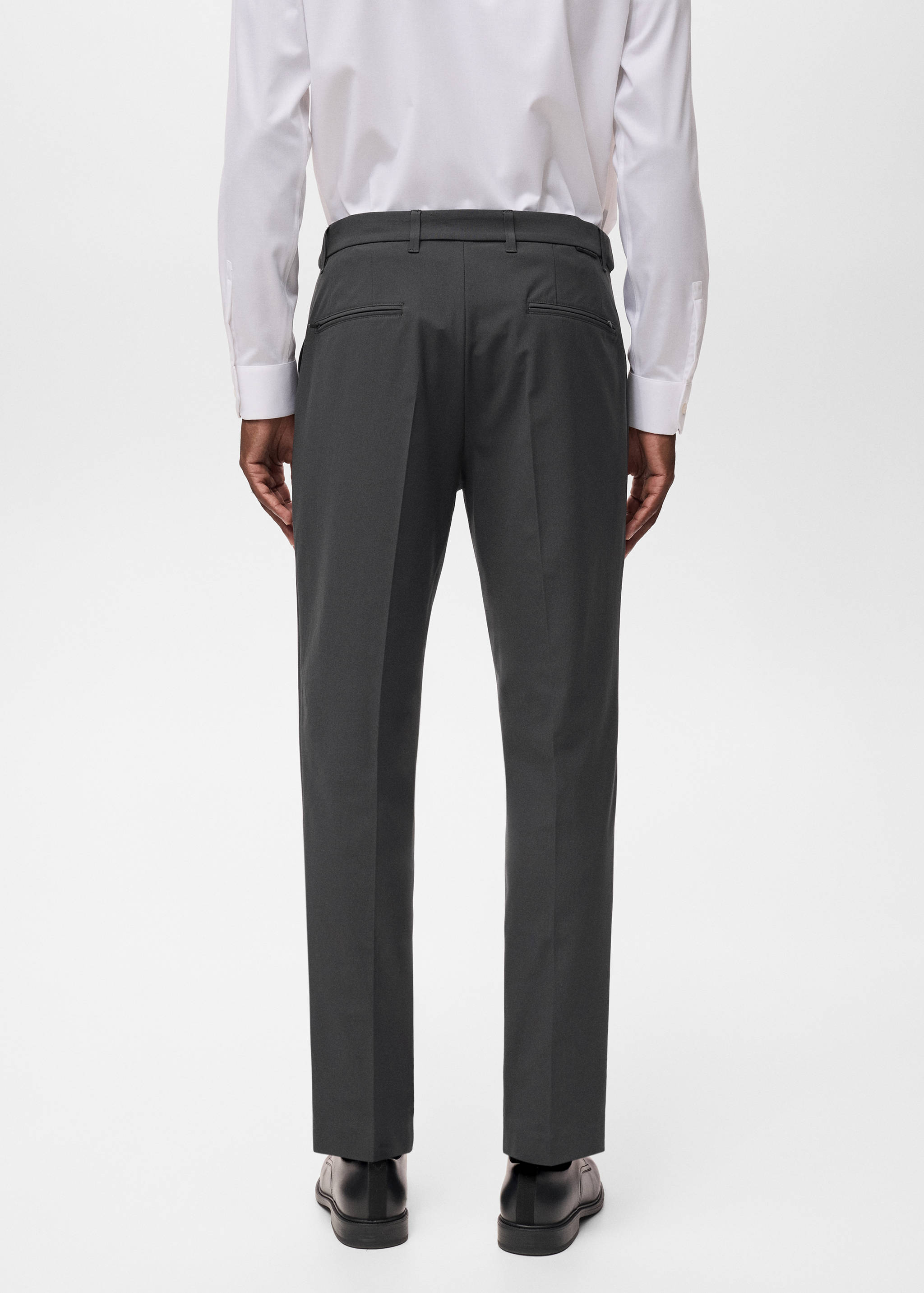 Slim-fit thermoregulating trousers - Reverse of the article