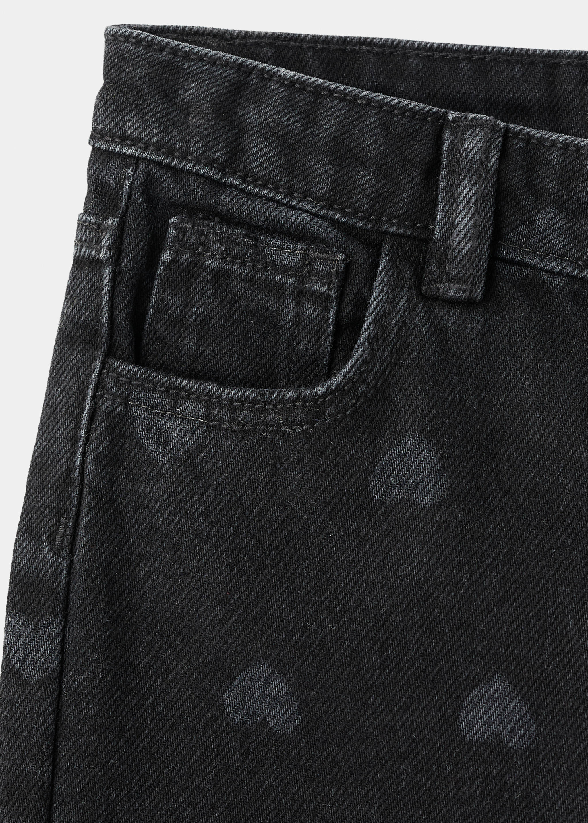 Raka jeans med hjärtmotiv - Detaljer om artikeln 0