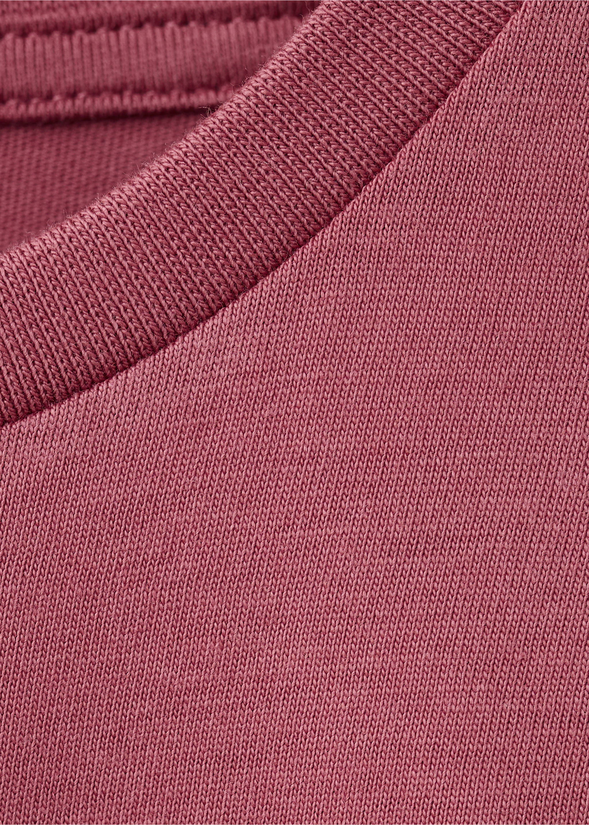 Textured embroidered t-shirt - Details of the article 0, Strawberry. Ref: 17056336-00.