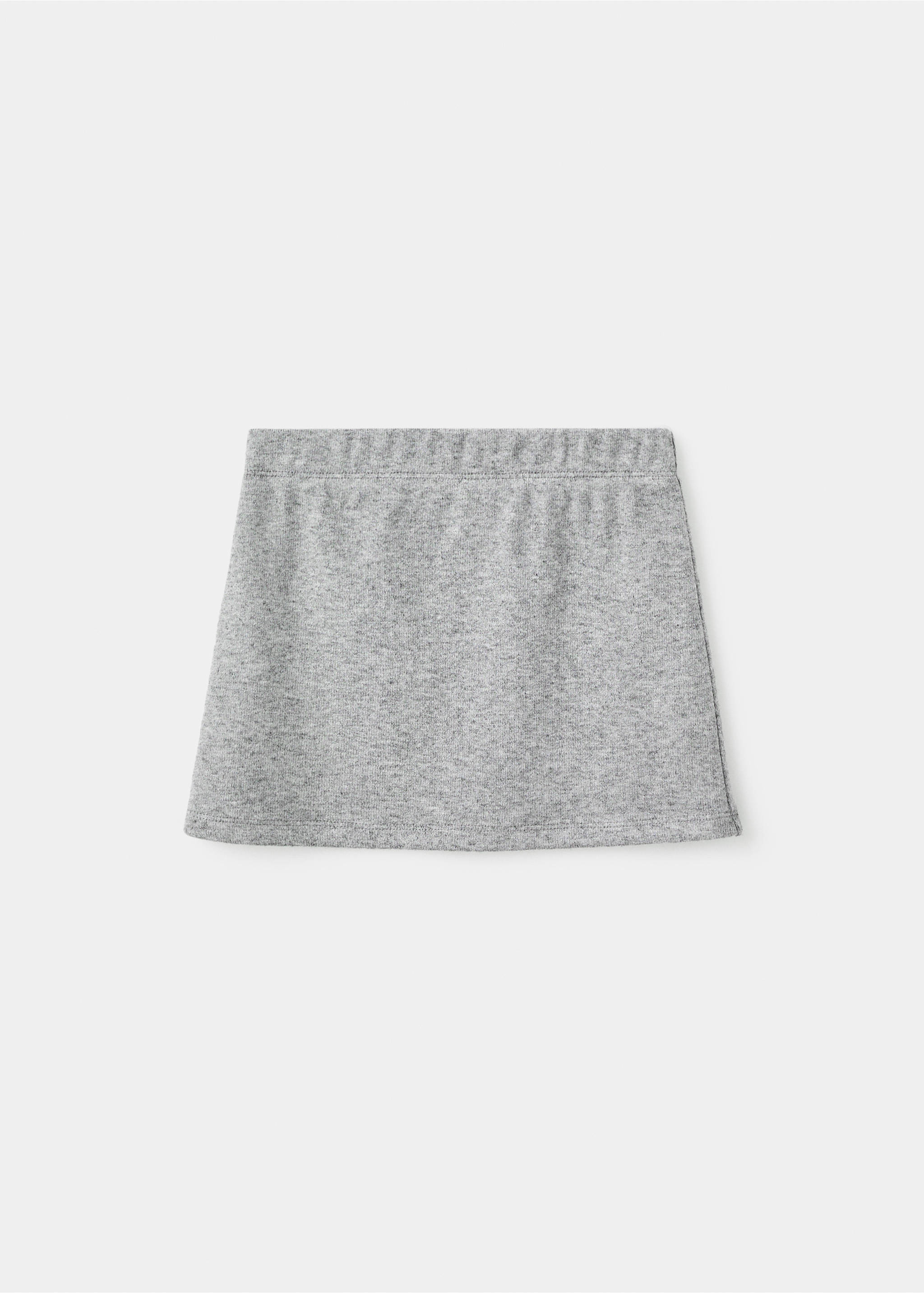 A-linjeformad trikåkjol - Artikel utan modell, Medium Heather grå. Ref: 17056339-00.
