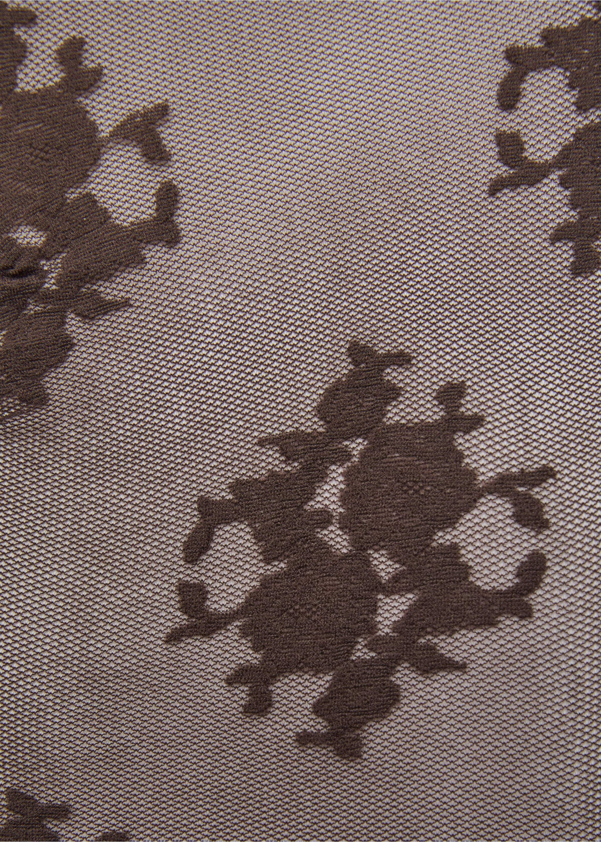 Jacquard panty's - Middenvlak, Chocoladebruin. Ref: 17056350-00.