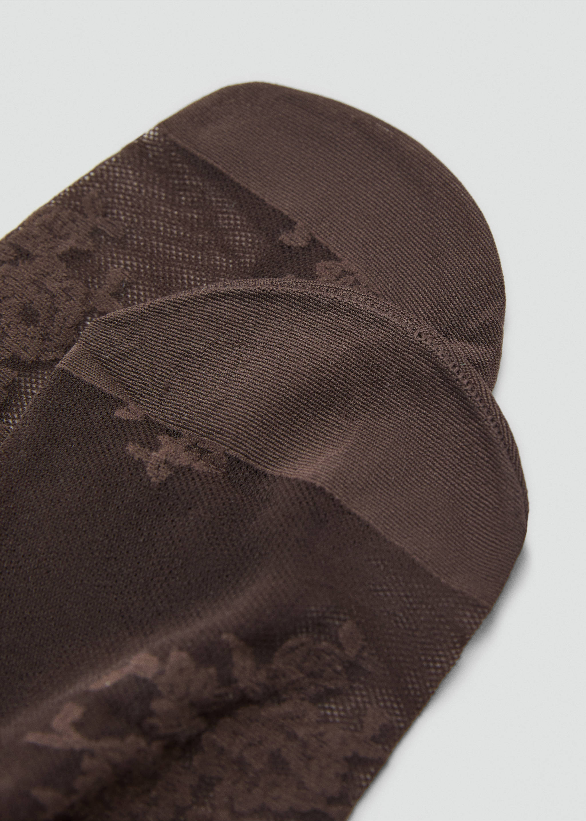 Jacquard panty's - Detail van het artikel 1, Chocoladebruin. Ref: 17056350-00.