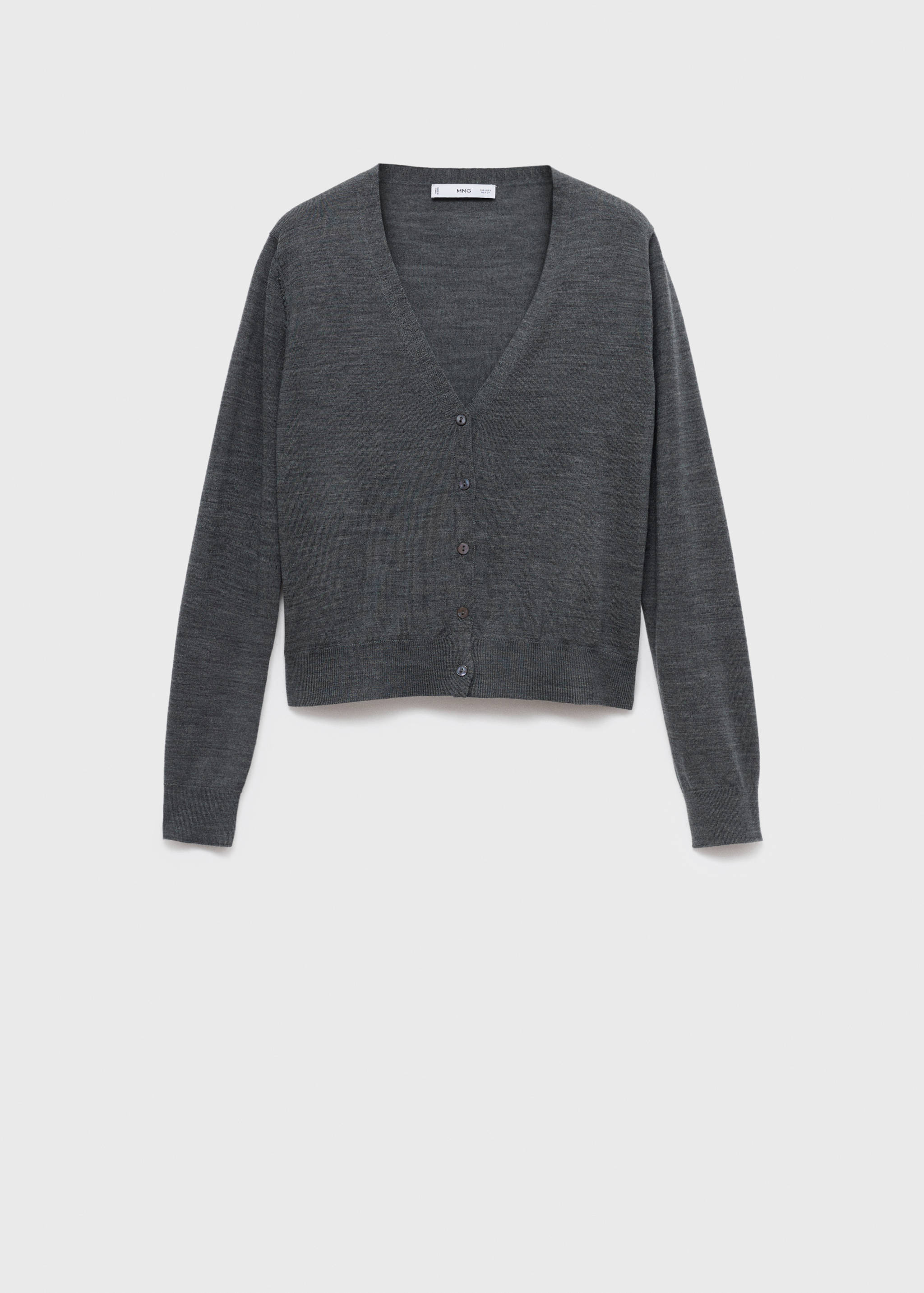 100% merino wool cardigan - Article without model