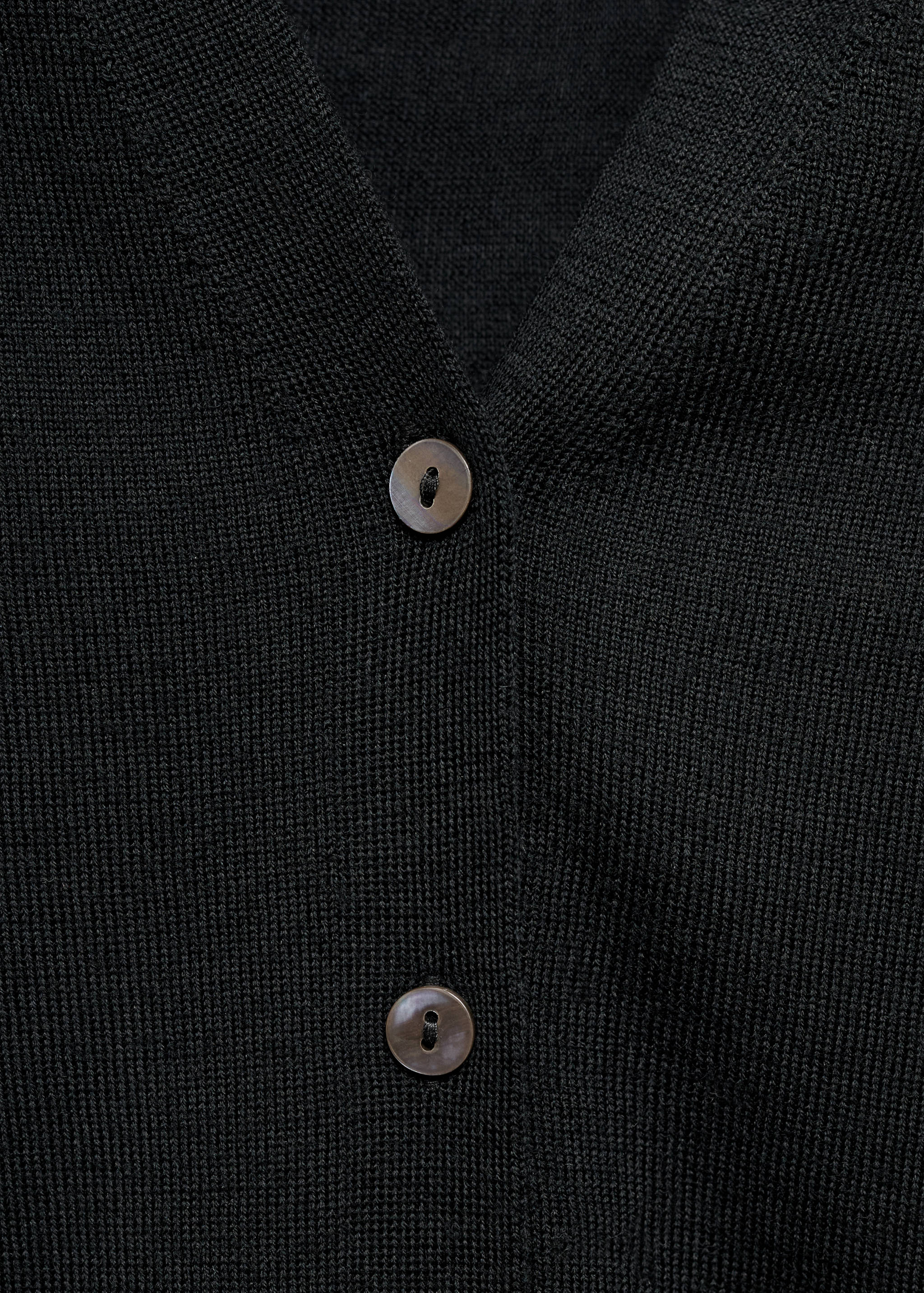 100% merino wool cardigan - Details of the article 0