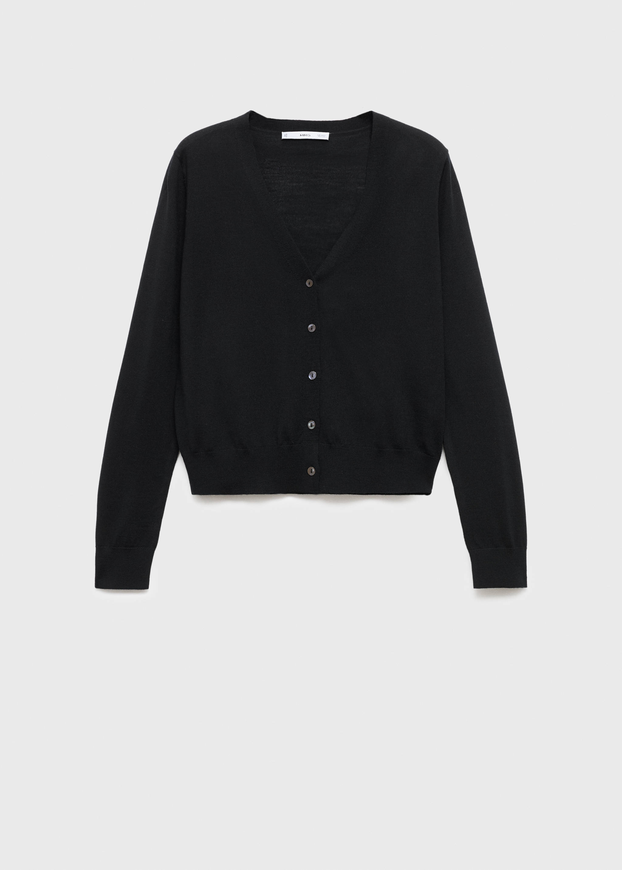 100% merino wool cardigan - Article without model