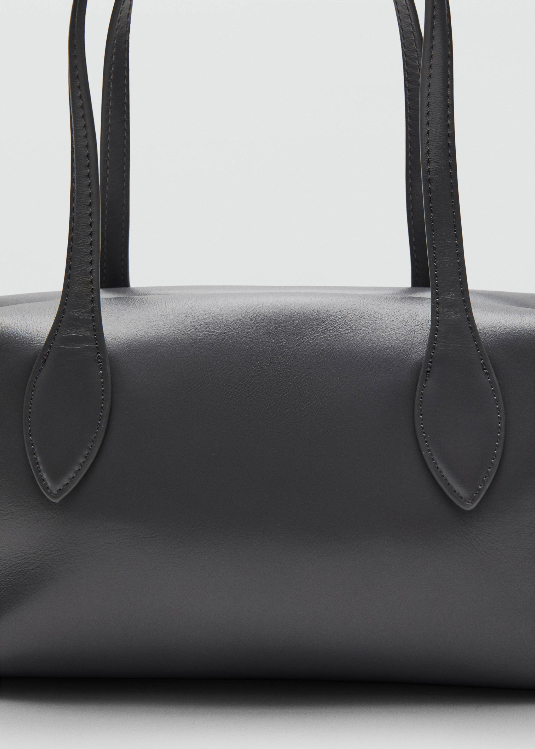Bolso hombro piel acolchado - Detalle del artículo 3, Gris. Ref: 17056356-00.