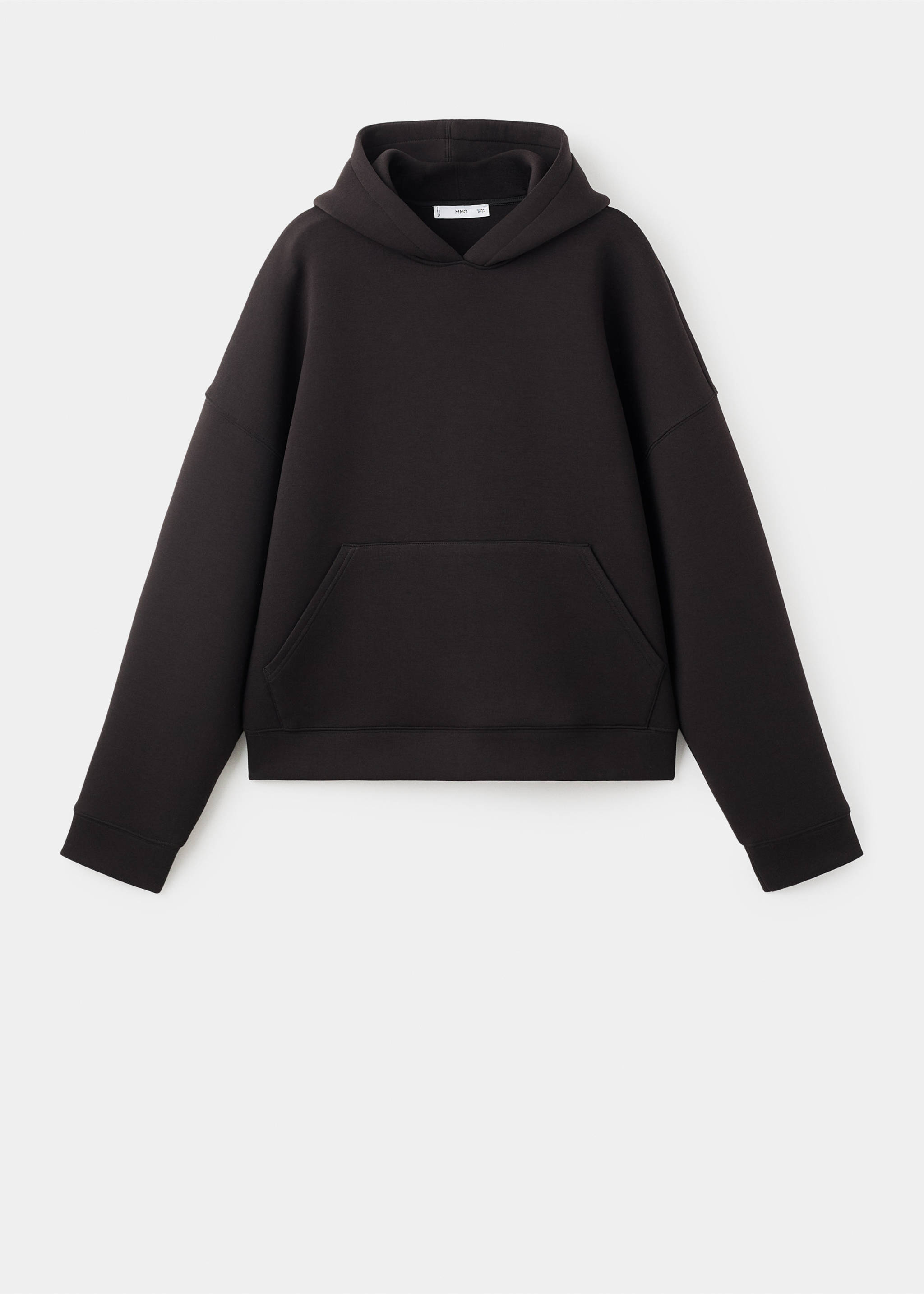 Sweat-shirt oversize capuche - Article sans modèle, Marron. Ref: 17056358-00.