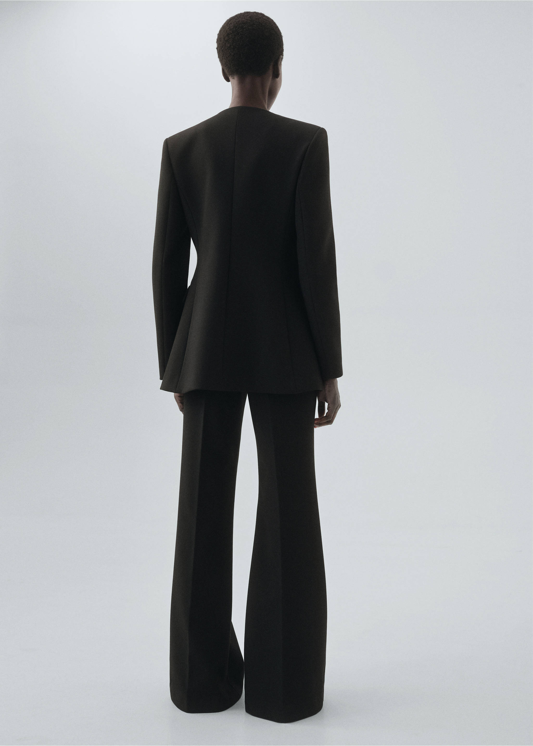 Tailored suit jacket - Reverse of the article, Black. Ref: 17056360-00.